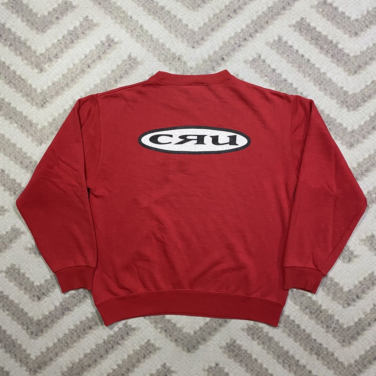 Vintage Vintage 90s MADE IN USA CRU Designs Sweatshirt Size US S / EU 44-46 / 1 - 3 Thumbnail