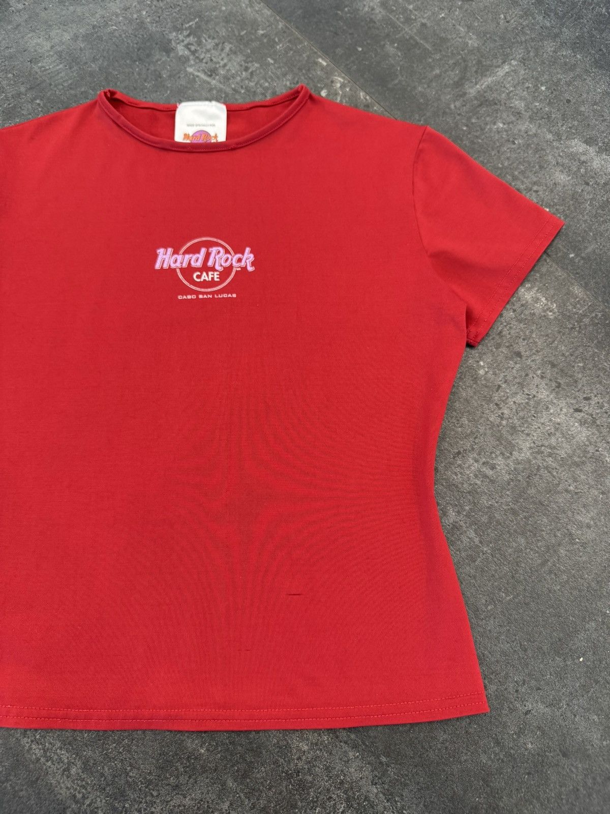 Hard Rock Cafe Vintage Y2K Women’s Hard Rock Cafe Short Sleeve Baby Tee Size M / US 6-8 / IT 42-44 - 2 Thumbnail