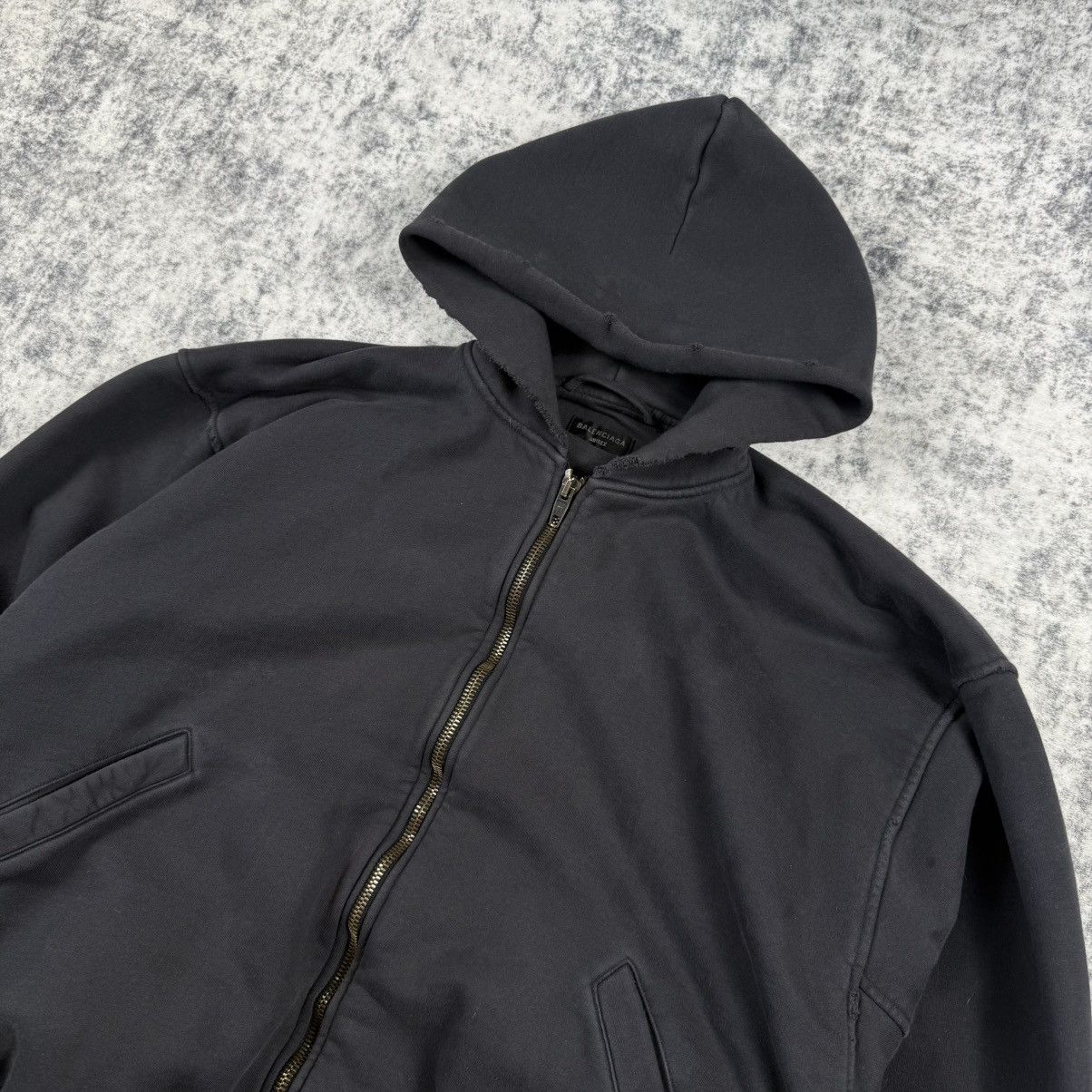 Balenciaga Balenciaga AGAICNELAB Hooded Bomber ‘Black’ Jacket Size US S / EU 44-46 / 1 - 2 Thumbnail