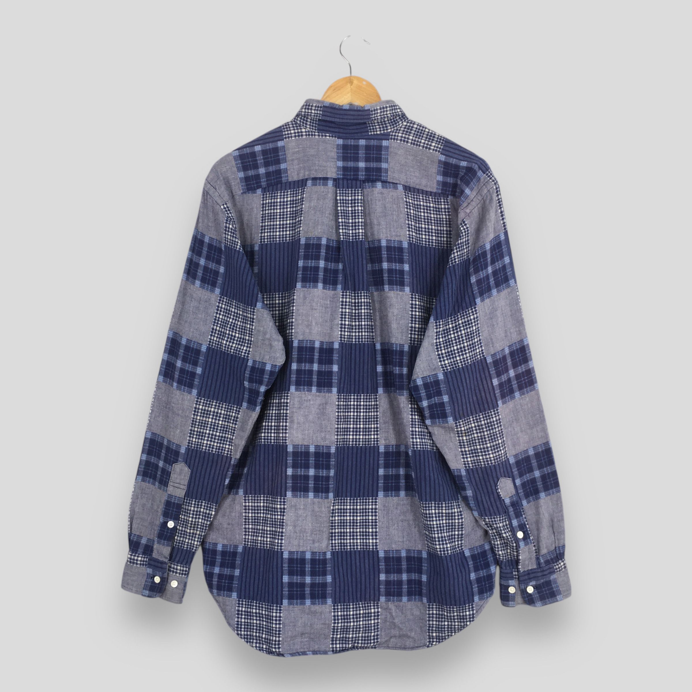 Sugar Cane Vintage Sugar Cane Japan Patchwork Checkered Flannel Size US L / EU 52-54 / 3 - 8 Thumbnail