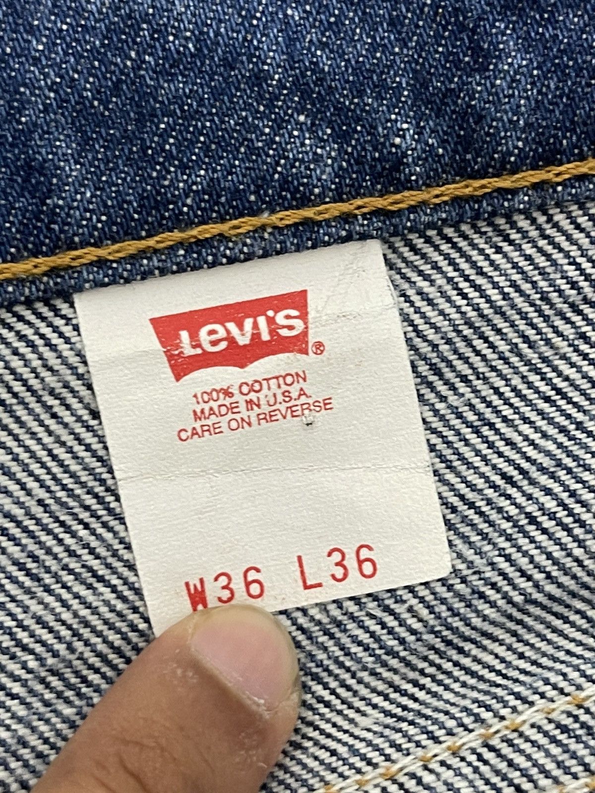 Hysteric Glamour Slight Flare Jeans Vtg 1996 Levi’s 517 USA Orange Tab 2🟦0 Size US 35 - 20 Thumbnail
