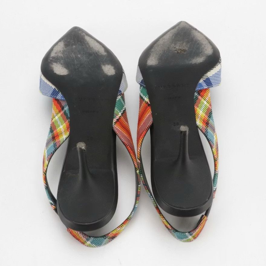 Burberry Burberry Plaid Kitten Heels Size US 8 / IT 38 - 4 Thumbnail