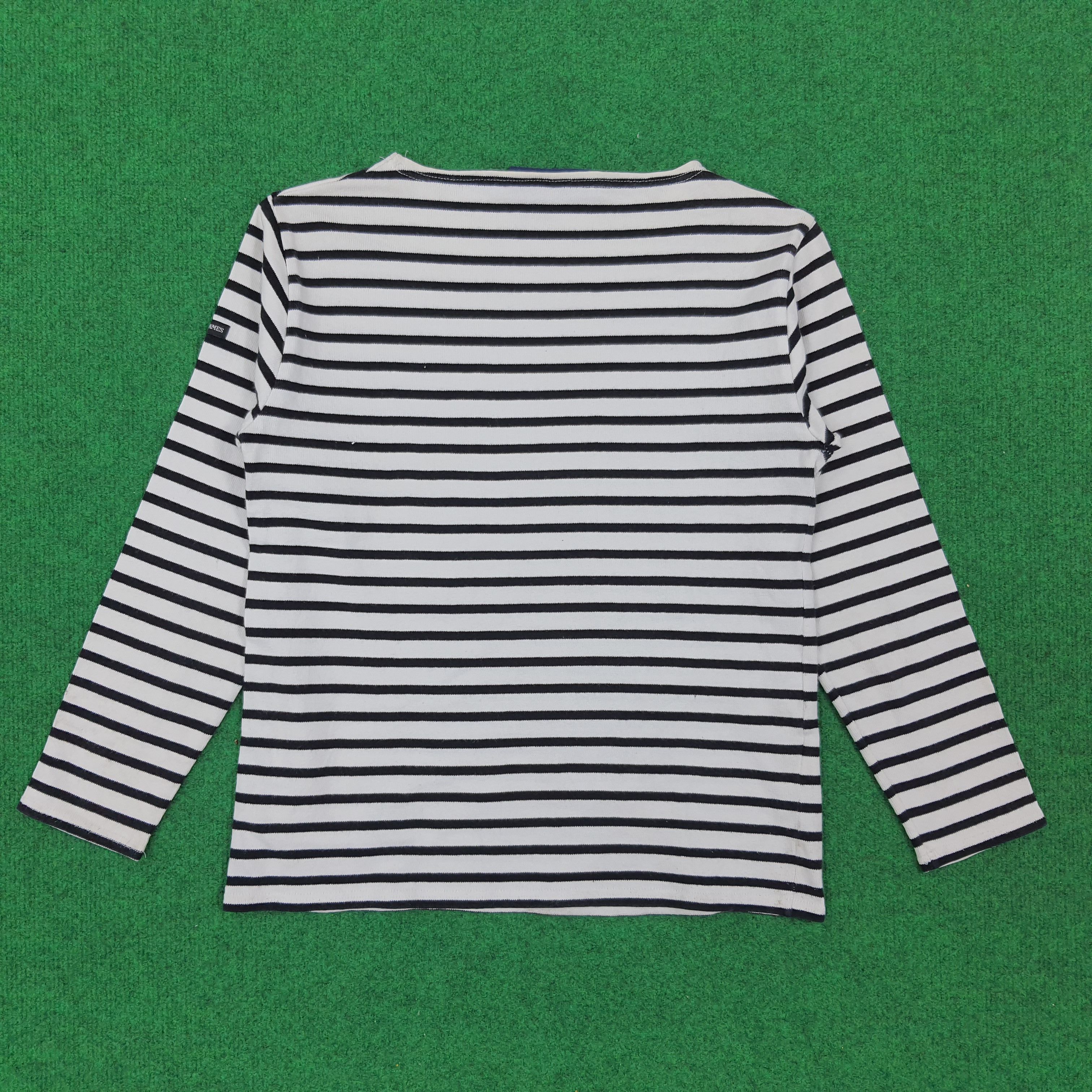 Saint James × Vintage Vintage Saint James Striped Designer Tshirt Size S / US 4 / IT 40 - 2 Thumbnail