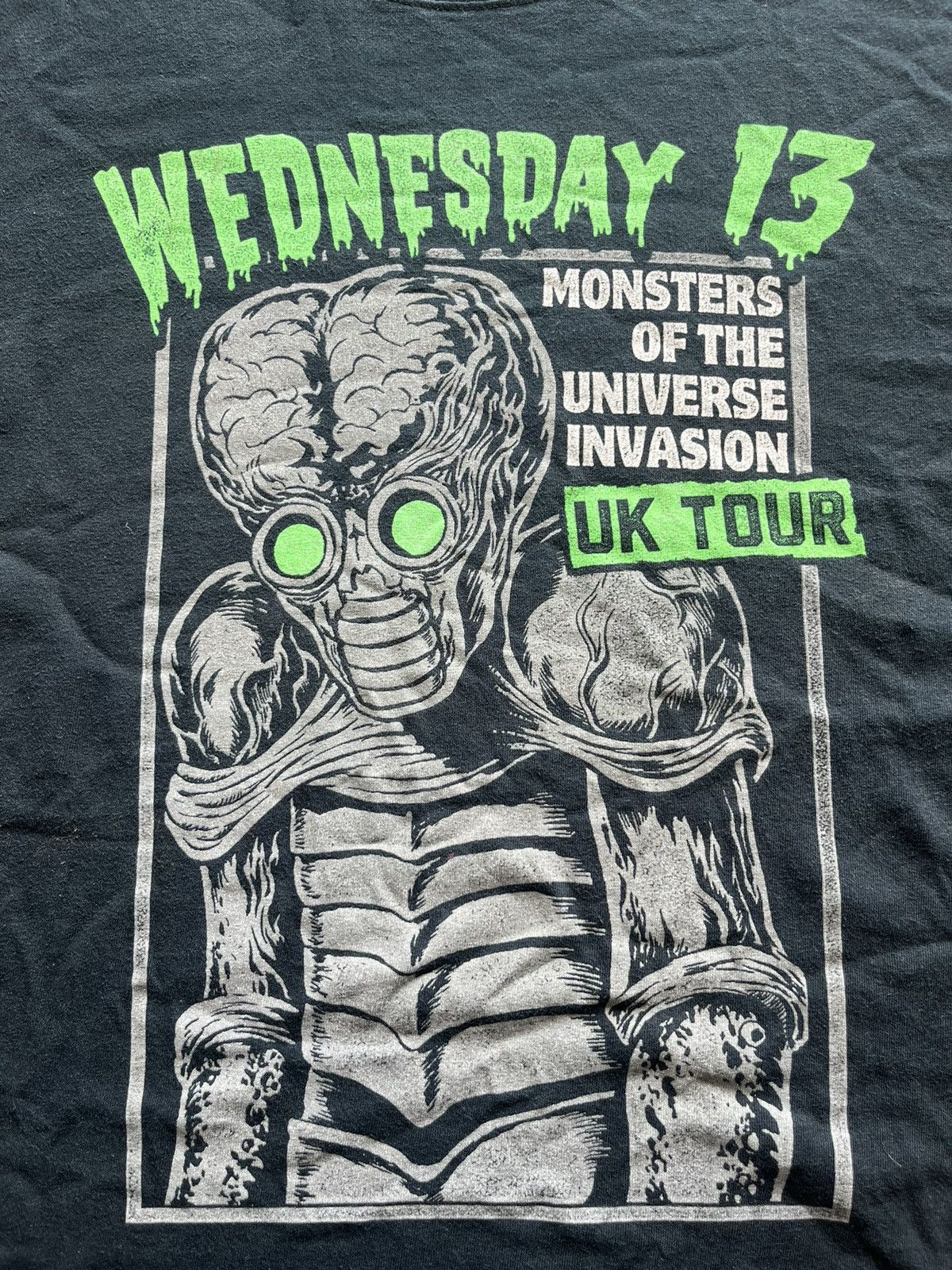 Vintage WEDNESDAY 13 Monsters Of The Universe Invasion UK TOUR Size US XL / EU 56 / 4 - 5 Thumbnail