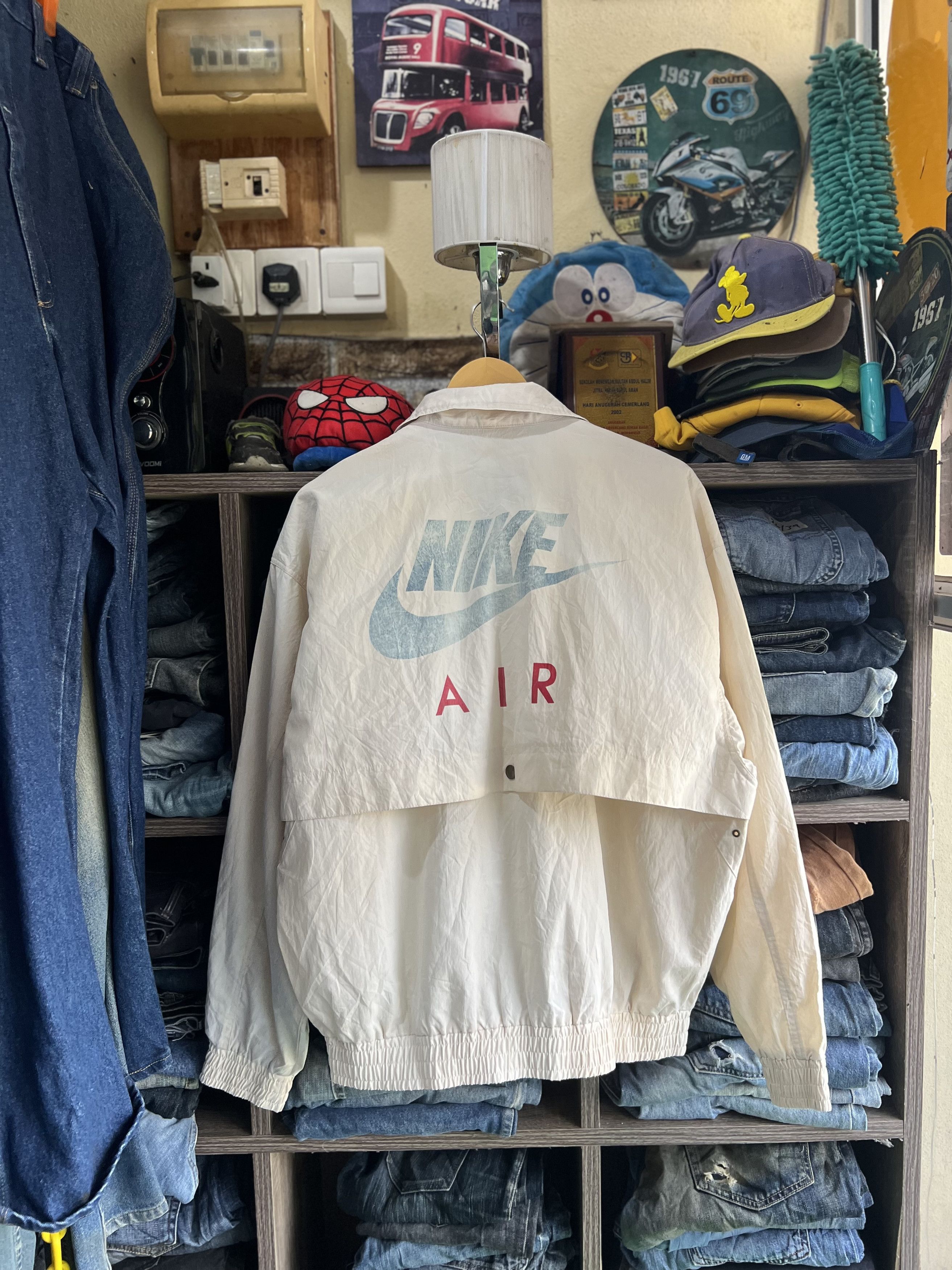 Nike 🔥Vintage Nike Air Zipper Jacket Size US XL / EU 56 / 4 - 15 Thumbnail