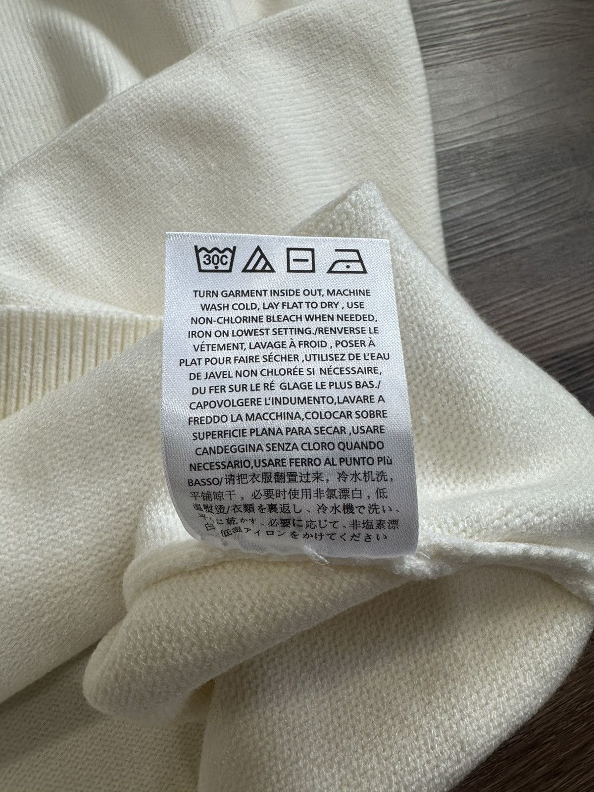 Fear of God Fear of God Essentials Cream Knit Polo Size US M / EU 48-50 / 2 - 7 Thumbnail