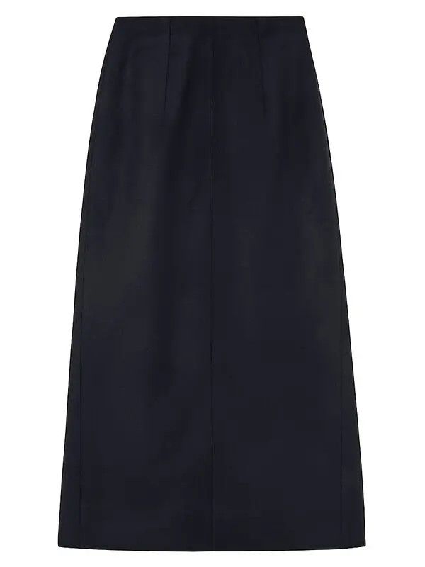 16Arlington o1mle1125 Arne Midi Skirt in Nero Size 28" / US 6 / IT 42 - 4 Thumbnail