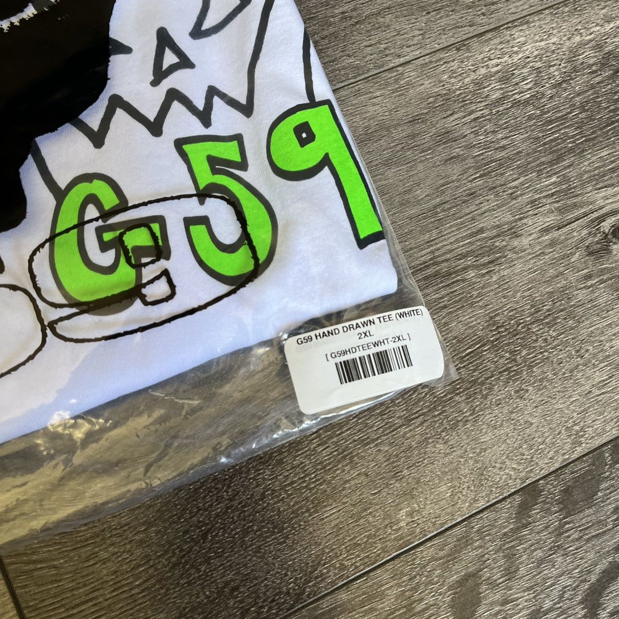 Asspizza Asspizza x G59 Records Suicideboys Hand Drawn Tee White New Size US XXL / EU 58 / 5 - 6 Thumbnail