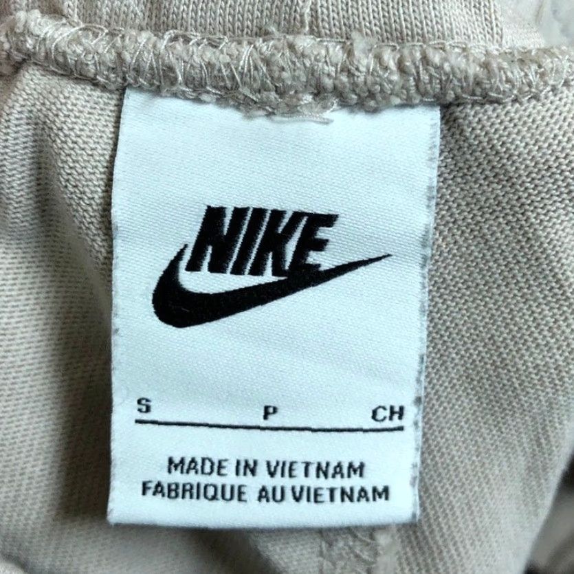 Nike Nike Womens Jogger Pants Tan 100% Cotton Small Regular Inseam 28 in Pull On Elastic Waist Active Casual Athletic Slim Fit Sweatpants Size 28" / US 6 / IT 42 - 4 Thumbnail