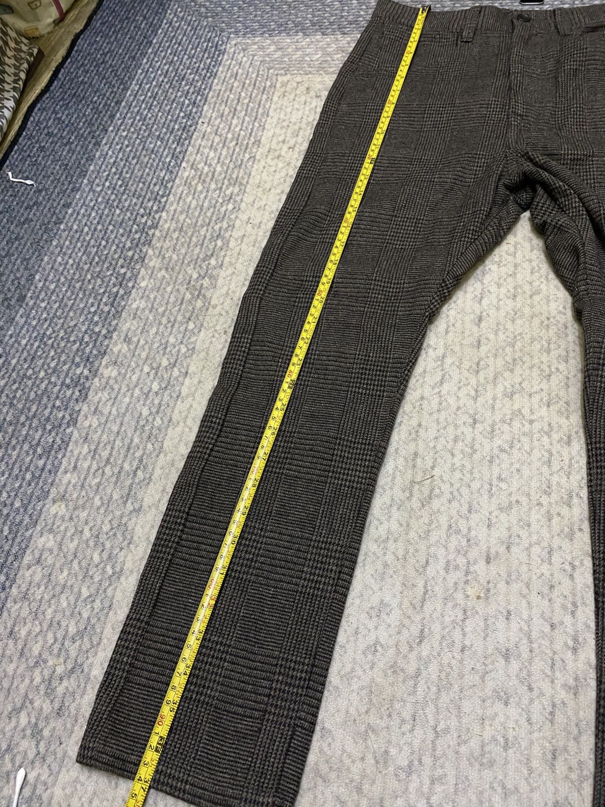 Issey Miyake × Zucca ZUCCA HERRINGBONE PLAID WOOL NYLON PANT Size US 28 / EU 44 - 6 Thumbnail
