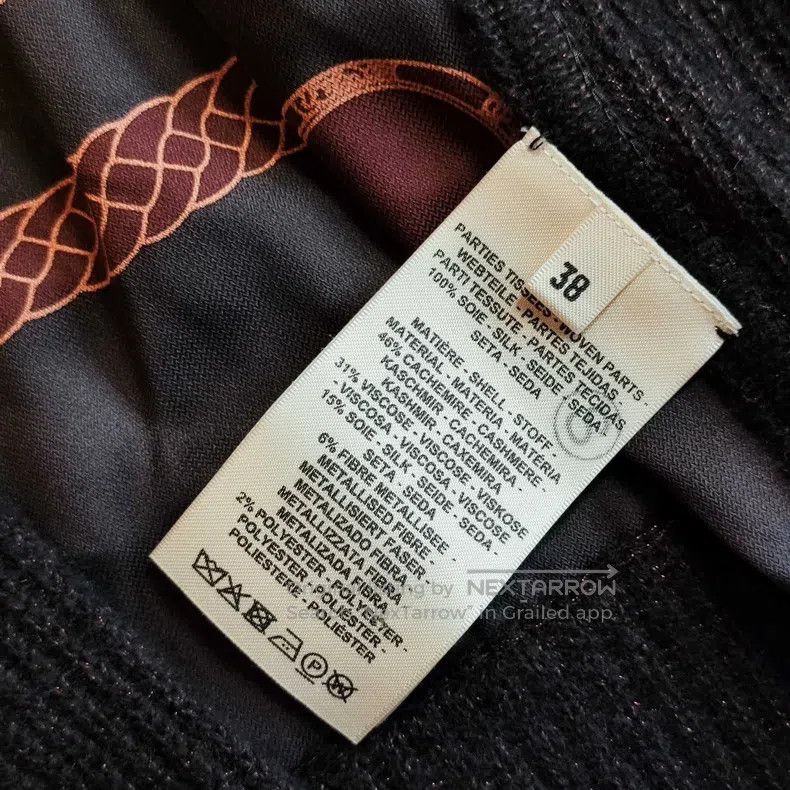Hermes Hermes Caramel Color Block Printed Long Cardigan Size XS / US 0-2 / IT 36-38 - 6 Thumbnail