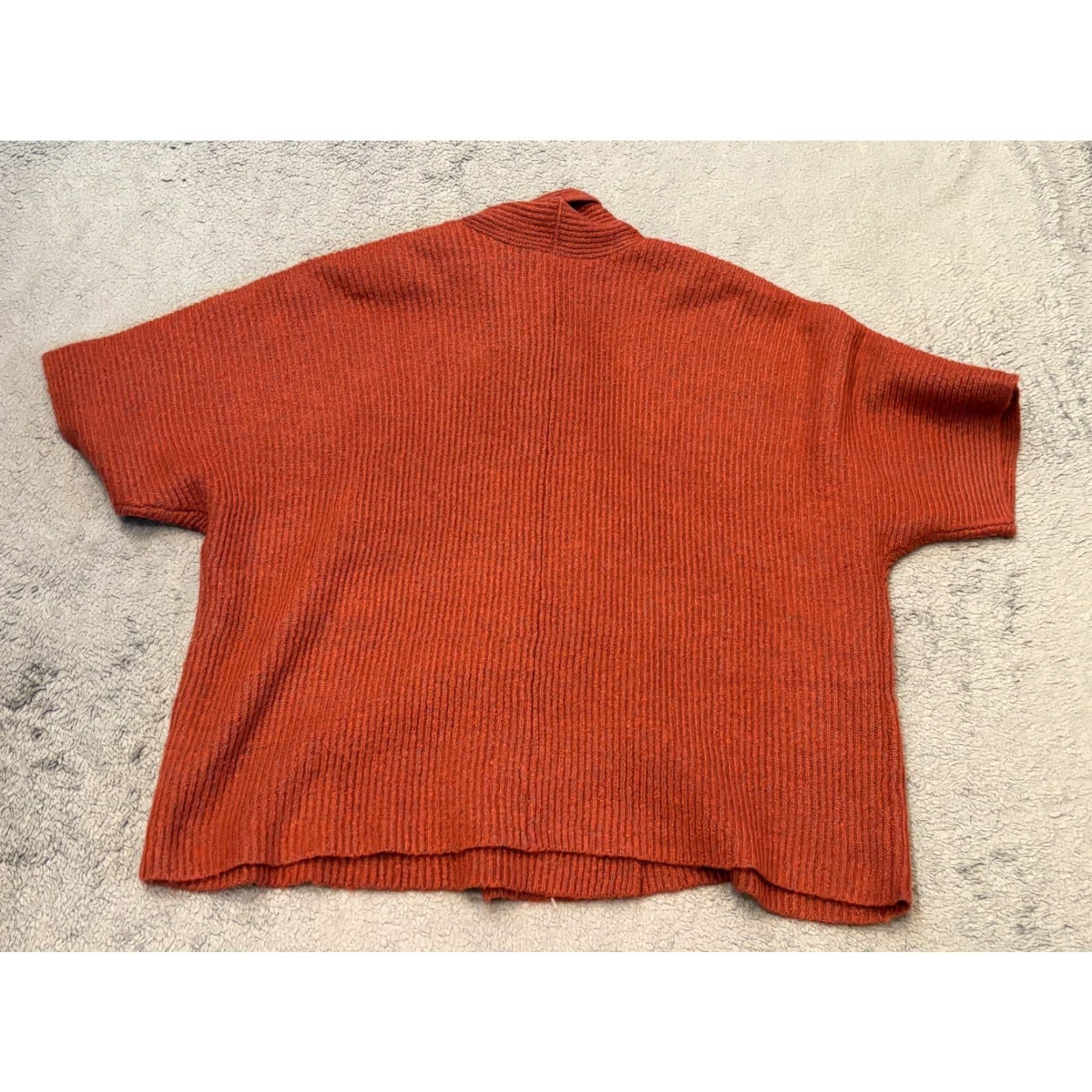 Vintage Cabi Style 3162 Rosewood Button Wrap Cardigan Sweater Rust Womens XL Knit Cardigan Shirt? Size XL / US 12-14 / IT 48-50 - 5 Thumbnail