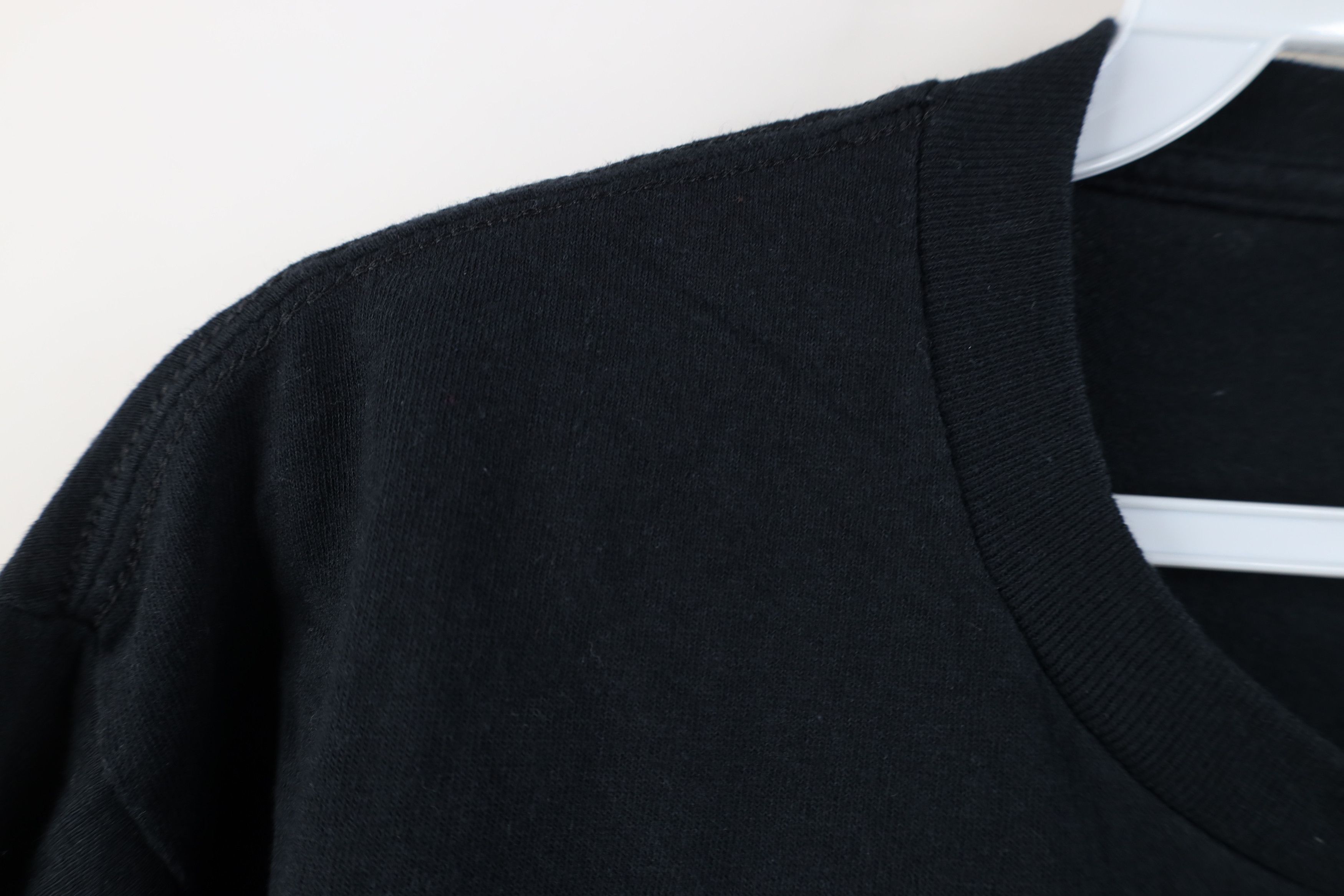 Vintage Vintage 90s Y2K Streetwear Cotton Long Sleeve T-Shirt Black Size US M / EU 48-50 / 2 - 7 Thumbnail