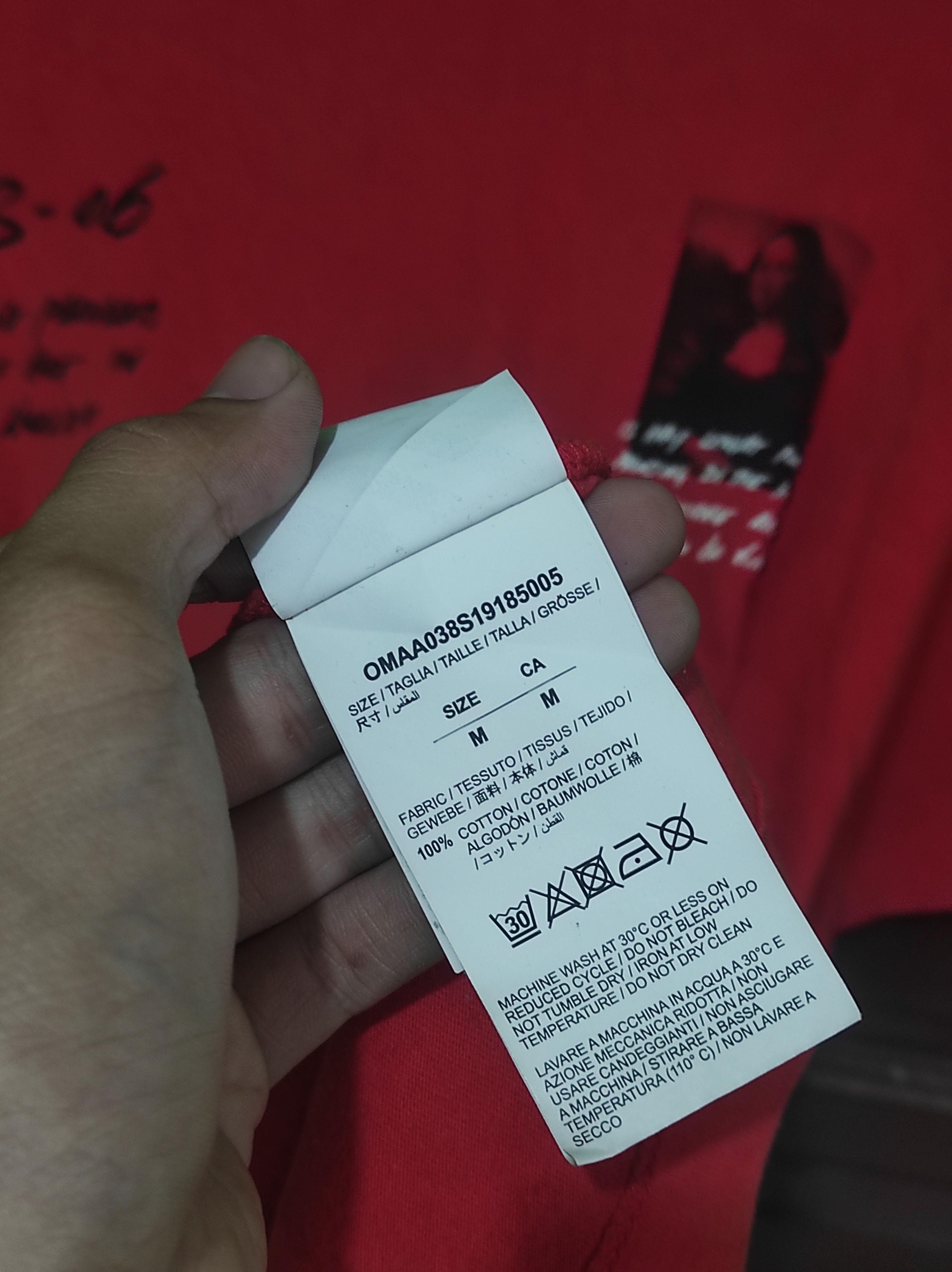 Off-White × Virgil Abloh Virgil Abloh Offwhite Monalisa Oversized Shirt Size US XL / EU 56 / 4 - 5 Thumbnail