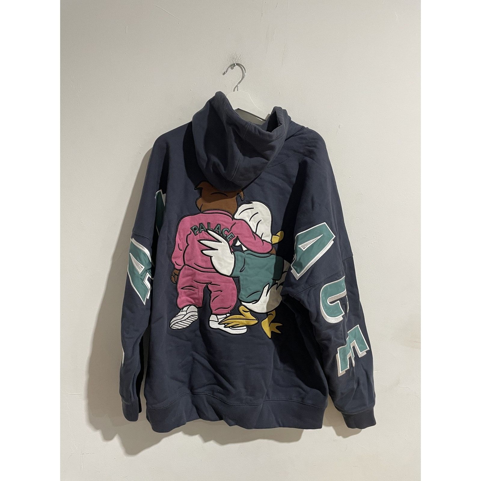 Palace PALACE DOG AND DUCK DROP SHOULDER HOODIE SIZE XXL PREOWNED Size US XXL / EU 58 / 5 - 2 Thumbnail