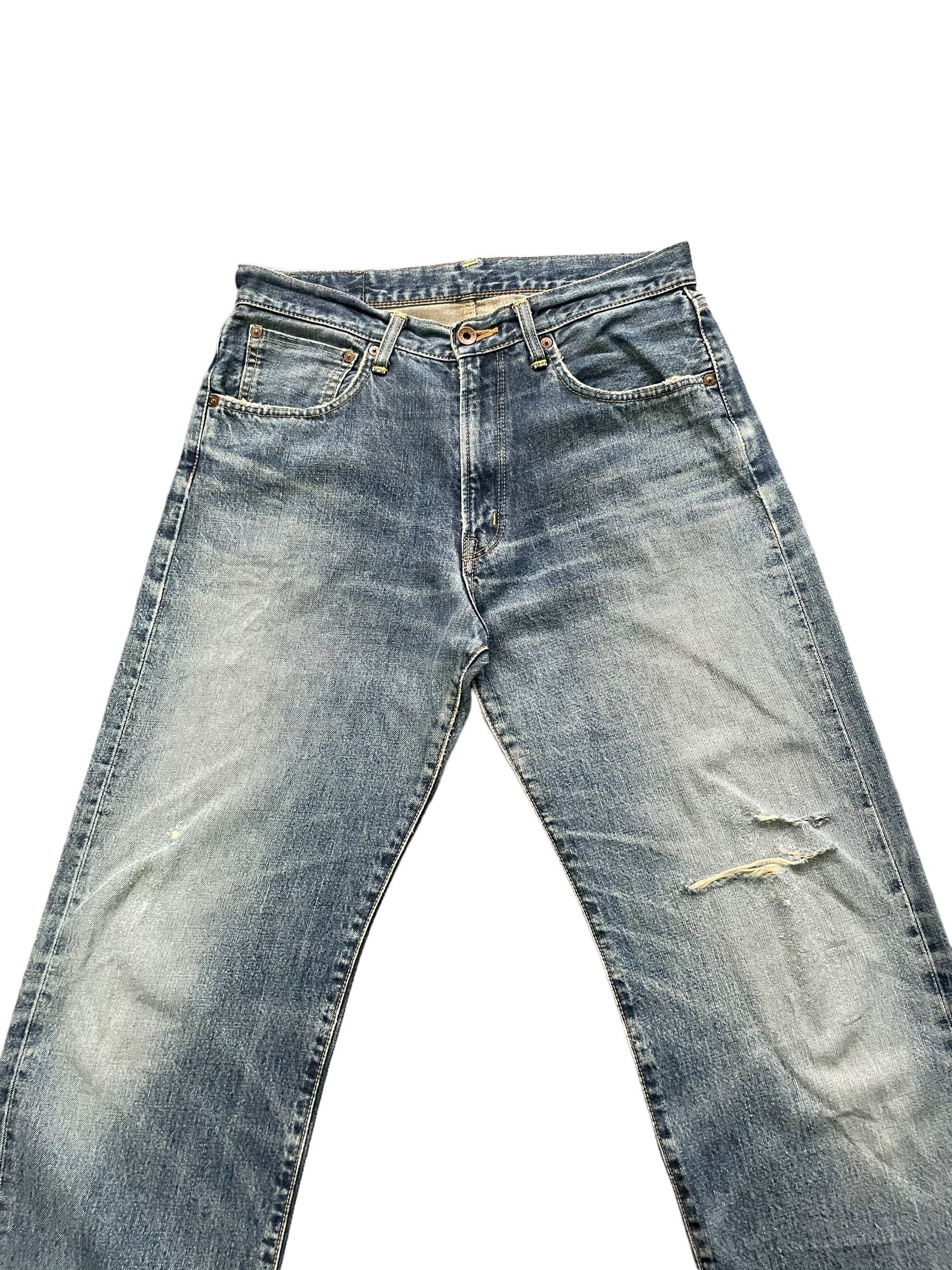 Edwin Vintage Edwin 505 X Selvedge Distresed Denim Size US 32 / EU 48 - 2 Thumbnail