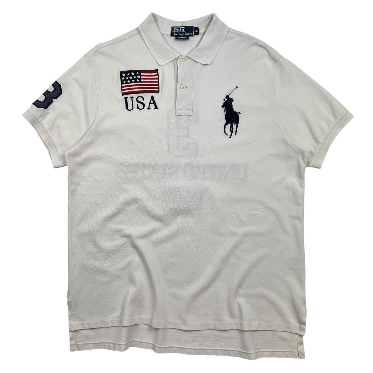 Polo Ralph Lauren Polo By Ralph Lauren USA 3 Big Pony Polo Shirt - Medium Size US M / EU 48-50 / 2 - 1 Thumbnail