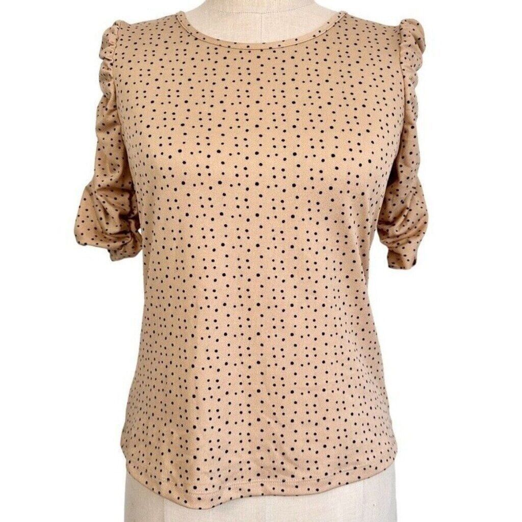 Other Jules & Leopold Womens Half Sleeve Ruched Top Small Pink New Size S / US 4 / IT 40 - 9 Thumbnail