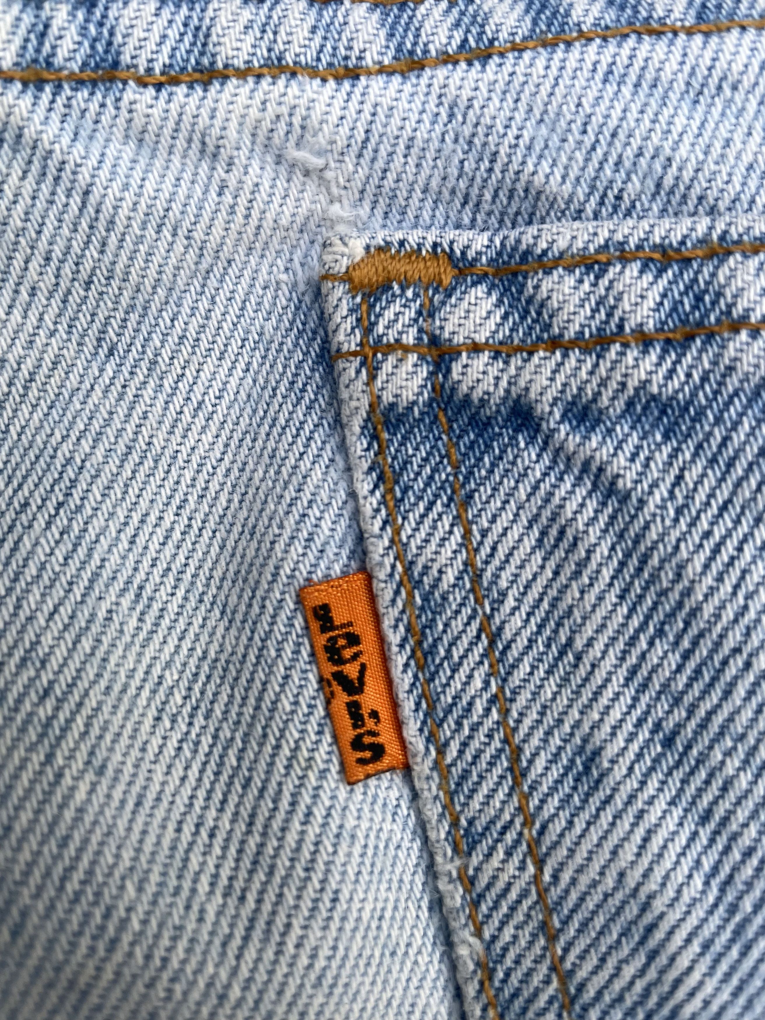 Levi's Vintage 1996 Levis 560 Orange Tab Faded Wash Denim Size US 34 / EU 50 - 16 Thumbnail