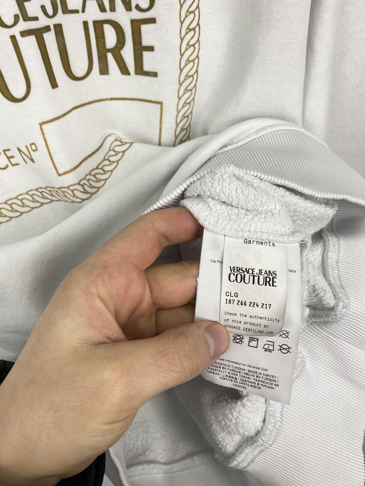 Versace 🇮🇹 Versace Jeans Couture Rare Sweatshirt Retro Hype Y2K Size US S / EU 44-46 / 1 - 6 Thumbnail