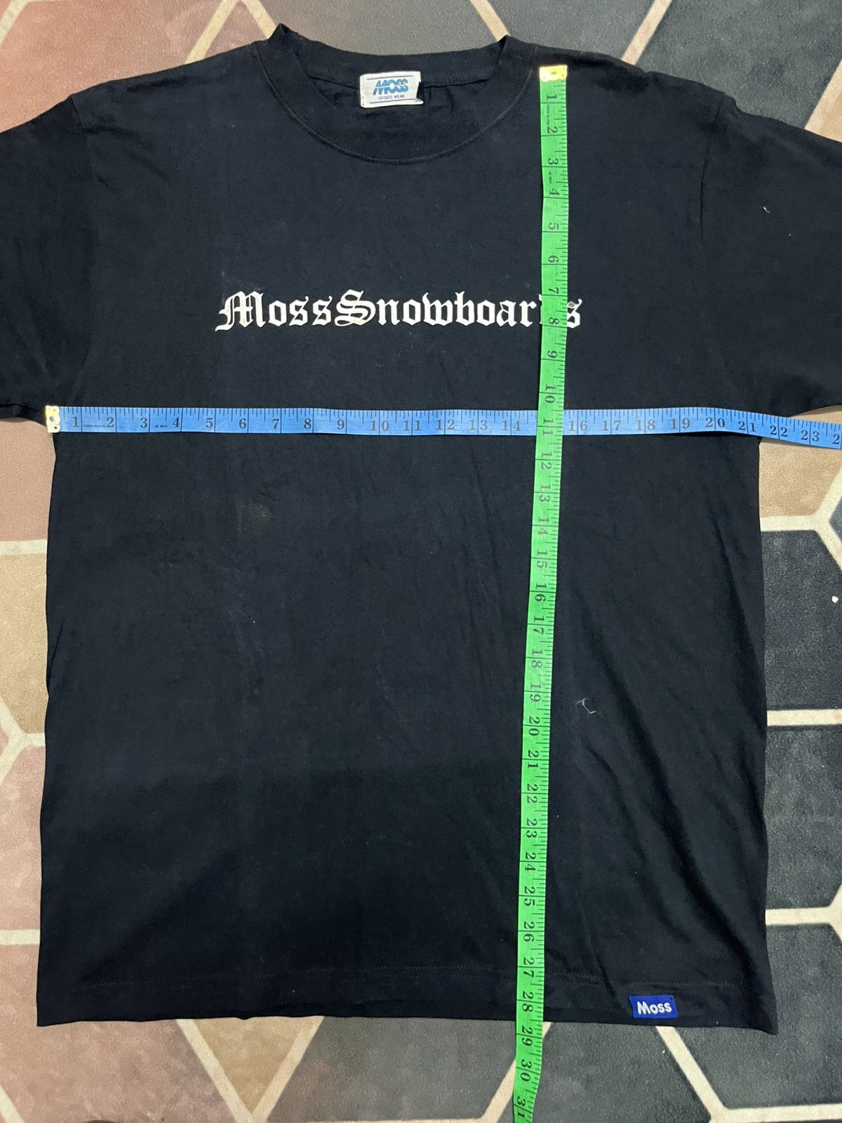 Moss 💥Vintage MOSS SNOWBOARDS cross tee Size US L / EU 52-54 / 3 - 8 Thumbnail