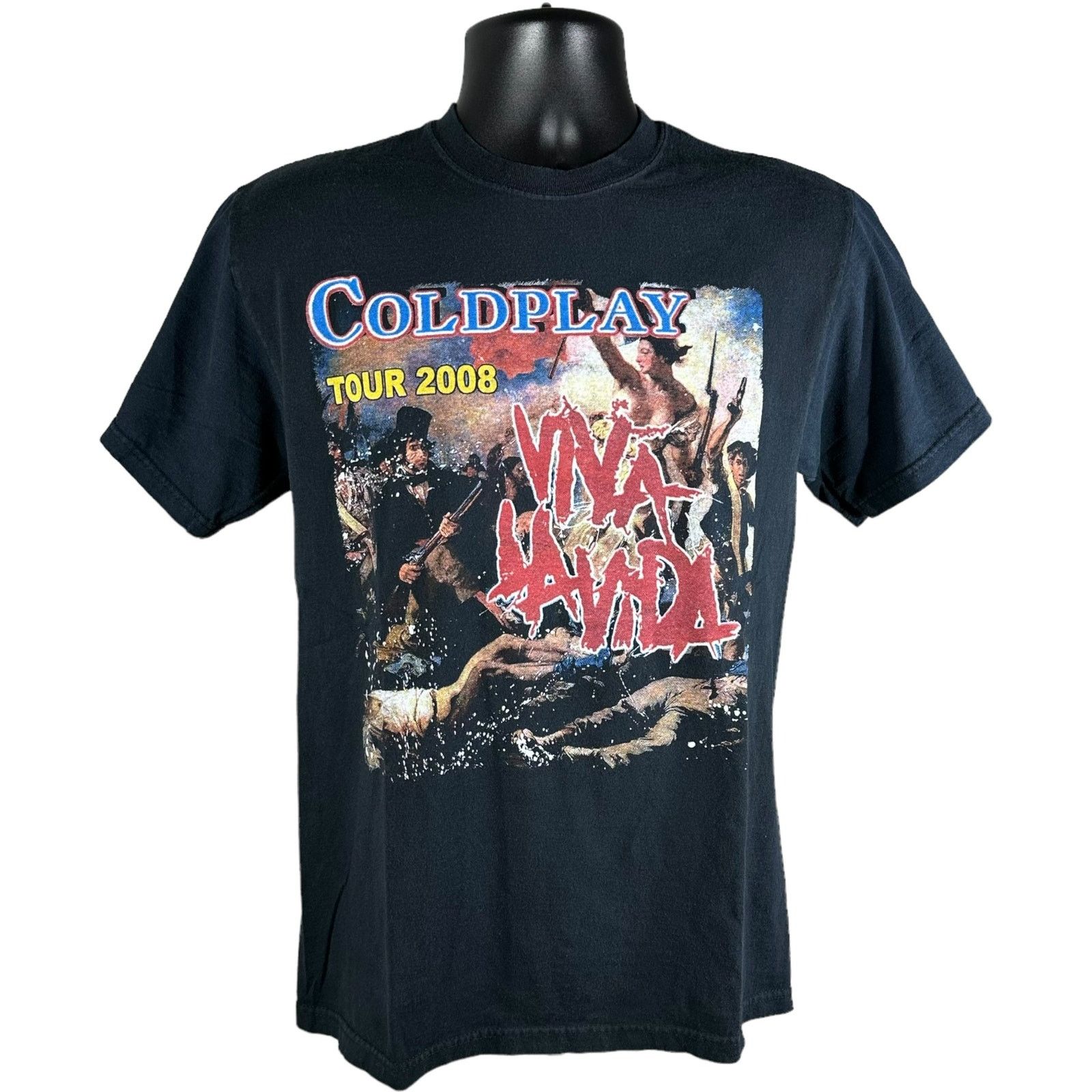 COLDPLAY VIVA LA VIDA Tシャツ 2008 Coldplay - Viva La Vida T-Shirt - Walmart.com