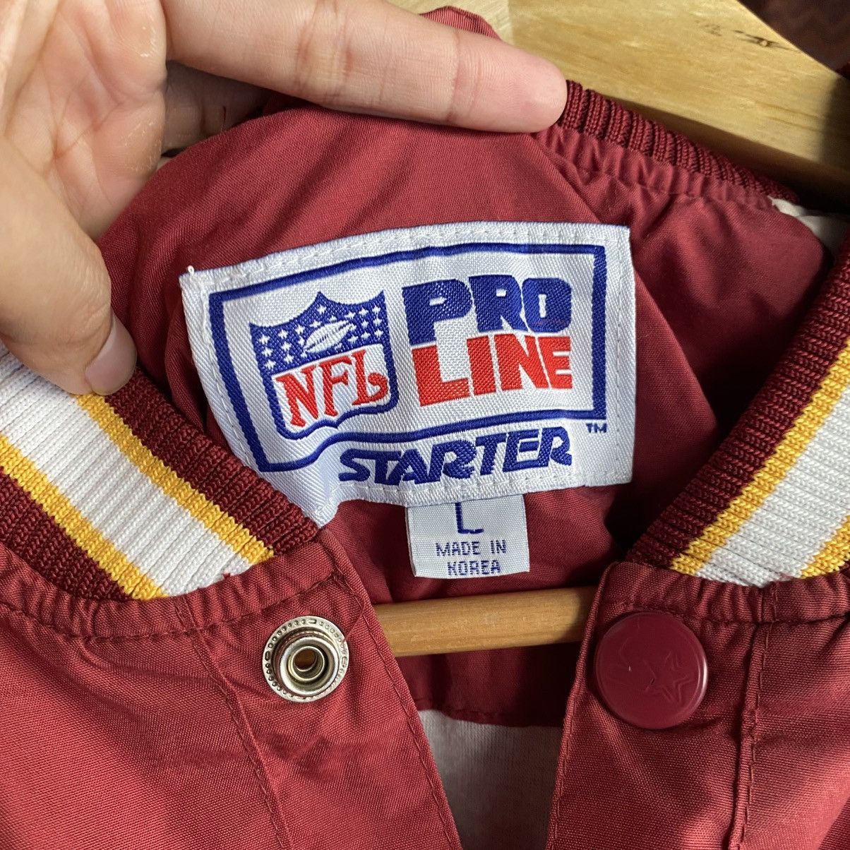 Starter Vintage Starter Pro Line Washington Redskins Pullover Jacket Size US L / EU 52-54 / 3 - 14 Thumbnail