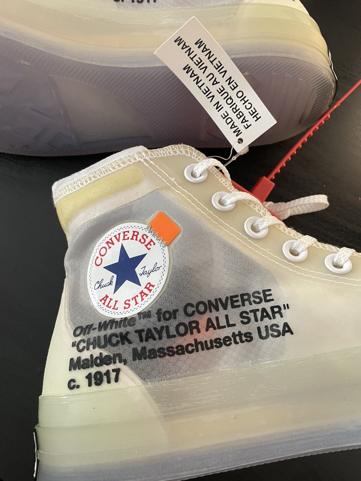 Converse × Off-White The ten Converse hi top all star Size US 8.5 / EU 41-42 - 15 Thumbnail
