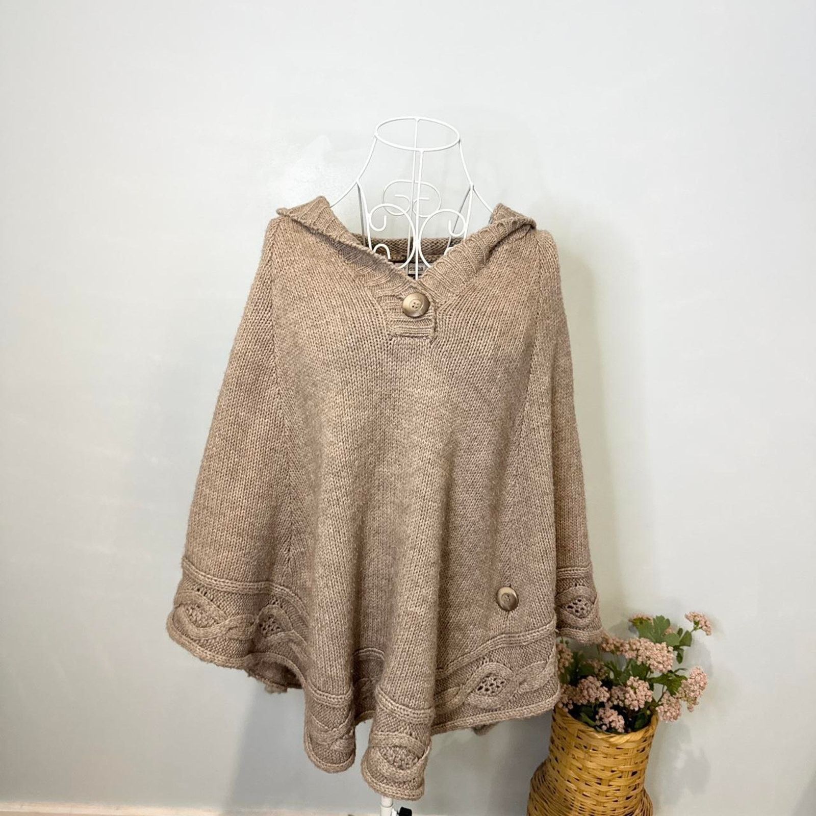 Other Stunning vintage y2k forest brown knit crochet Size ONE SIZE - 5 Thumbnail