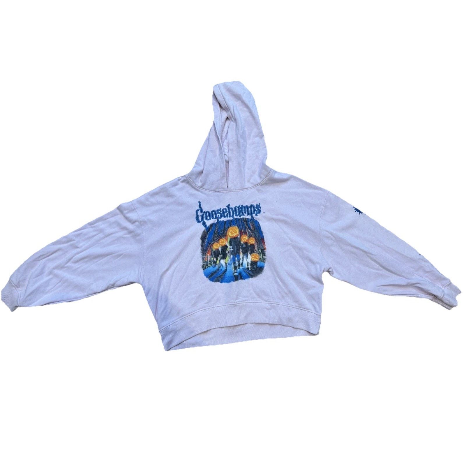 Other Authentic Goosebumps Embroidered Letters CroppedHoodie Large Size L / US 10 / IT 46 - 2 Thumbnail