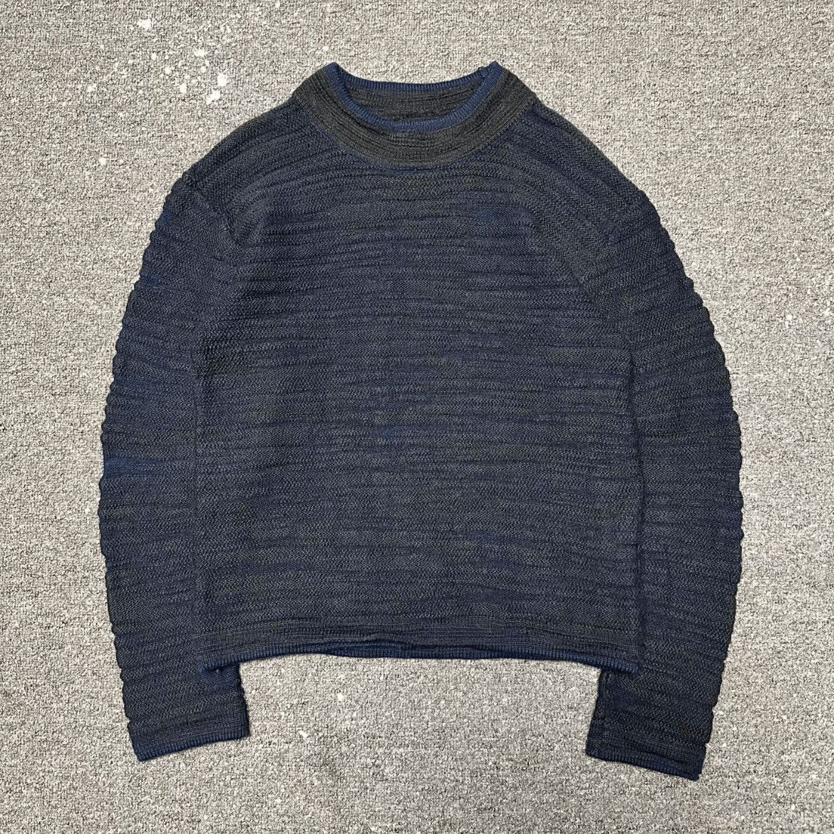 Issey Miyake Issey Miyake Issey Miyake Mix Woven Knitwear Sweater-2506 Size US M / EU 48-50 / 2 - 1 Thumbnail