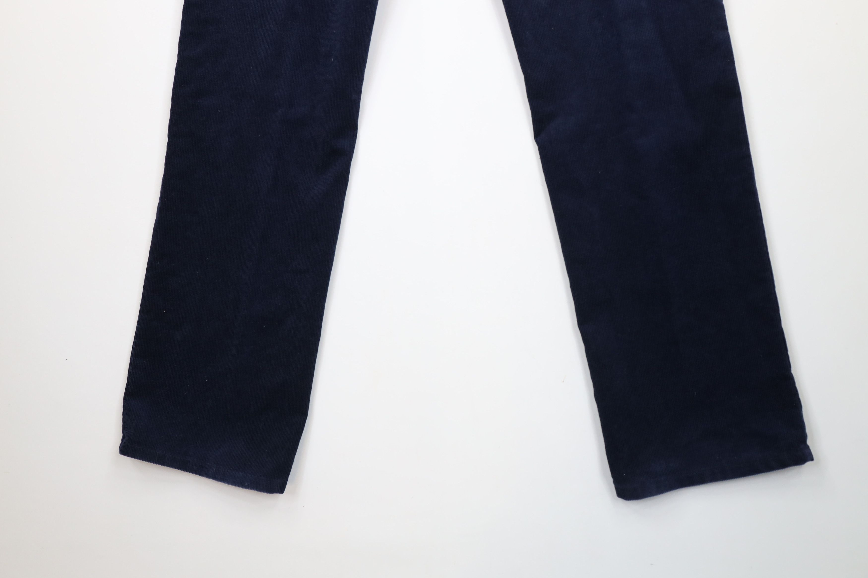 Lee × Vintage Vintage 90s Lee Wide Leg Corduroy Chino Pants Blue USA Size US 36 / EU 52 - 14 Thumbnail