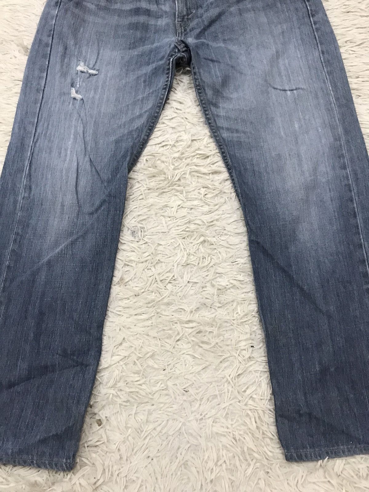 Levi's Vintage Clothing × Vintage Vintage Levis Lot 505 Single R Distressed Denim Jeans Size US 34 / EU 50 - 2 Thumbnail