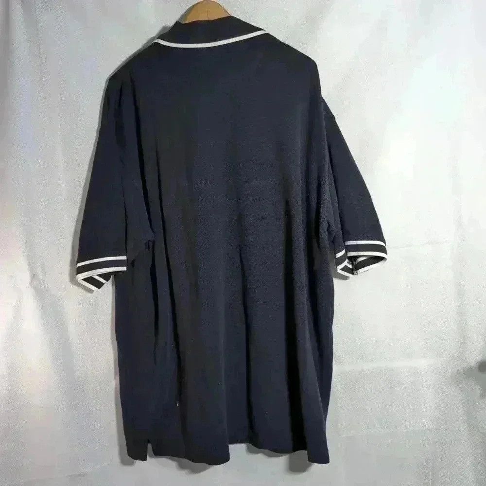 Vintage Suzuki Navy Blue Polo Shirt w embroidered Logo and white Size US XL / EU 56 / 4 - 4 Thumbnail