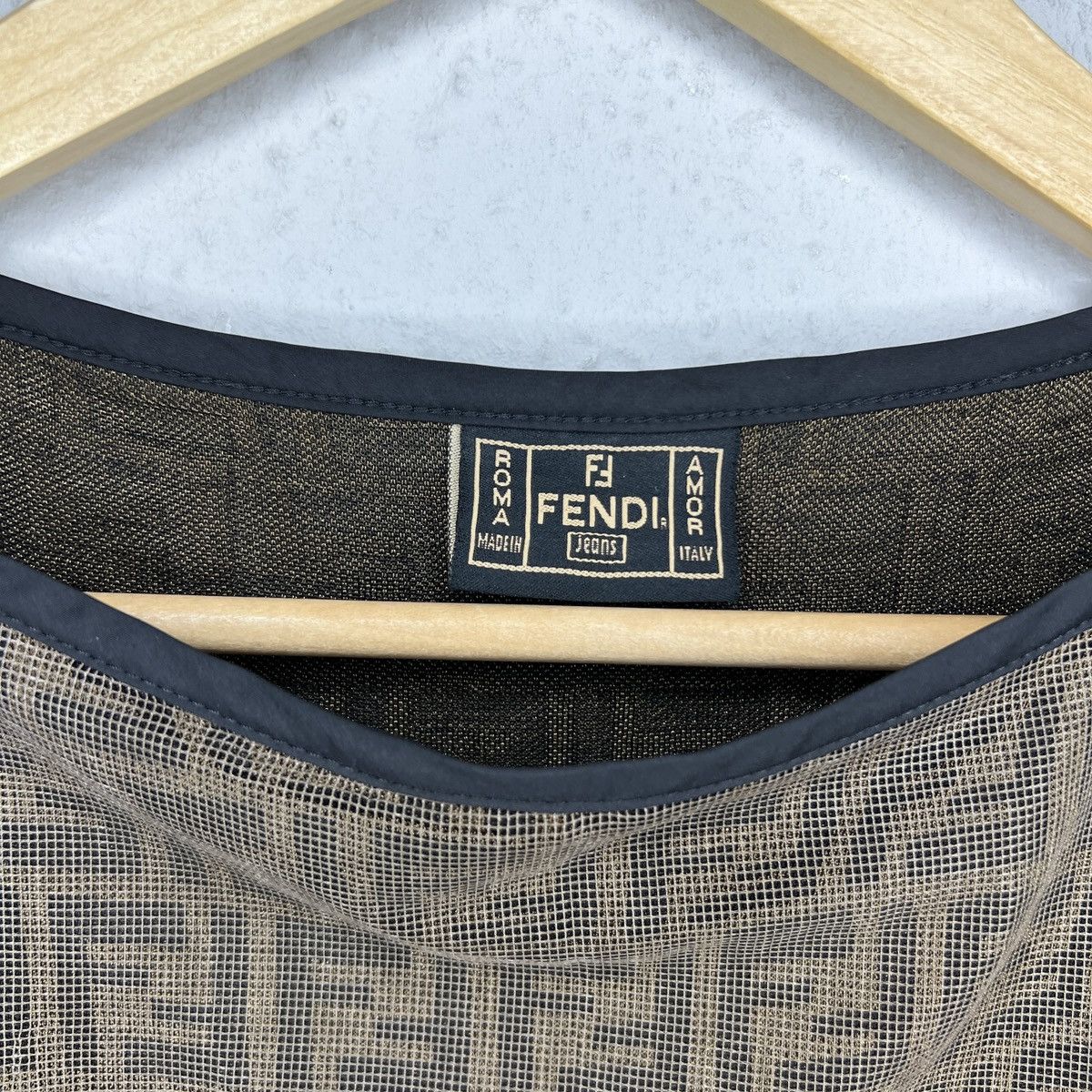 Fendi Fendi Roma Top Zucca Monogram Brown Black Size S / US 4 / IT 40 - 5 Thumbnail