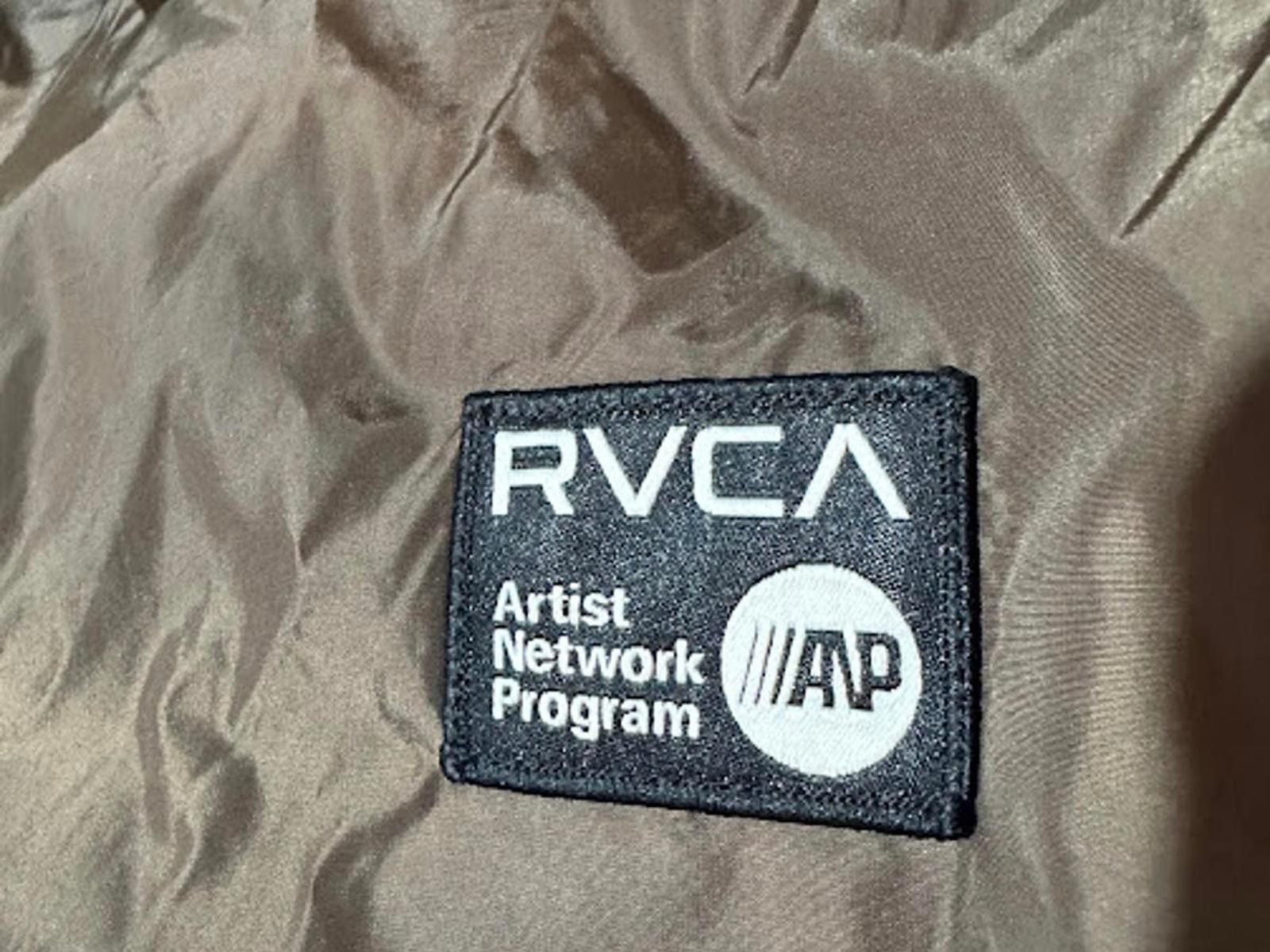RVCA Graphic Back Coach Jacket Brown