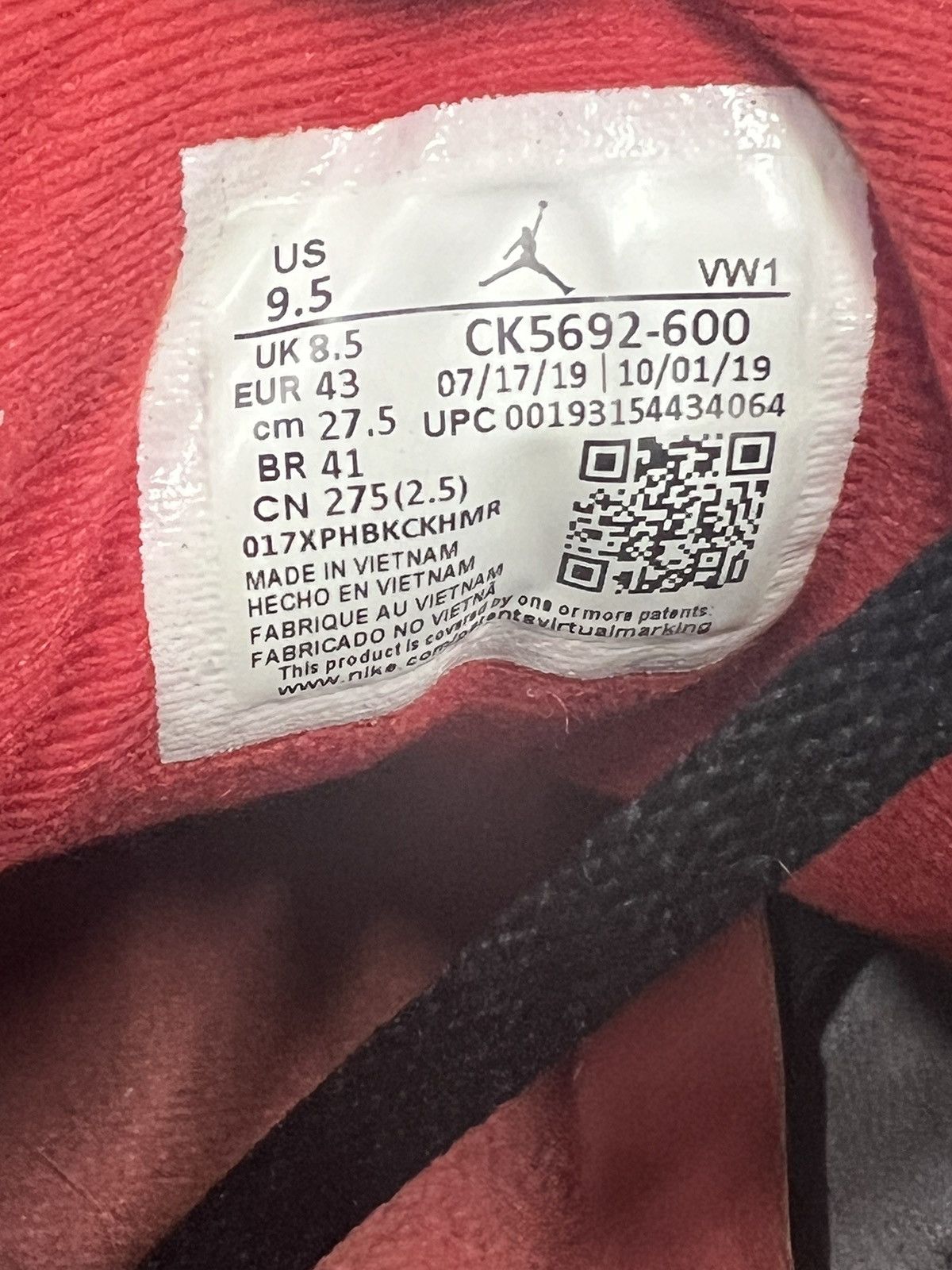 Jordan Brand 2019 Air Jordan 3 Retro SE Unite Size ONE SIZE - 6 Thumbnail