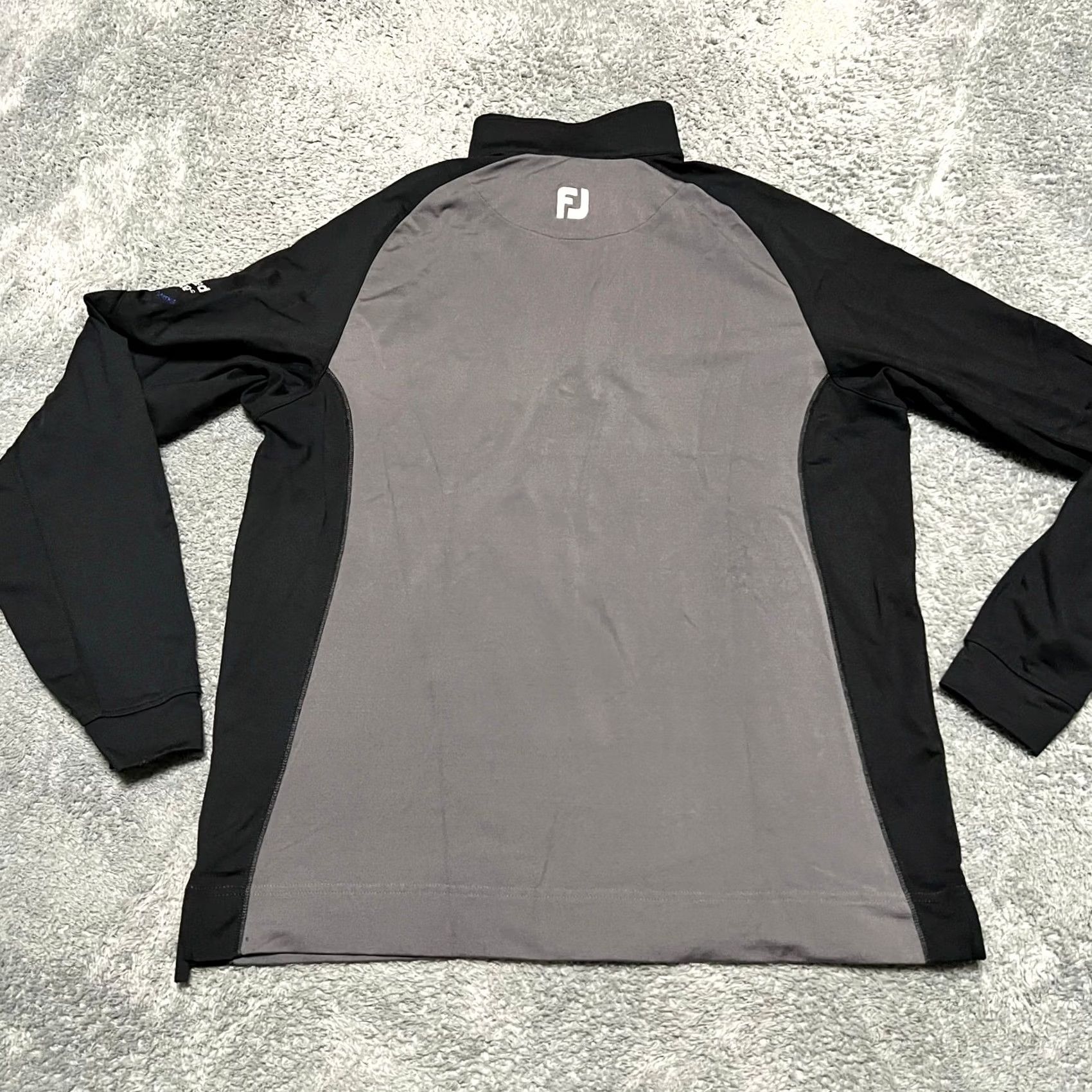Footjoy Footjoy Shirt Mens Medium Quarter Zip Long Sleeve Golf Performance Gray Size US M / EU 48-50 / 2 - 2 Thumbnail