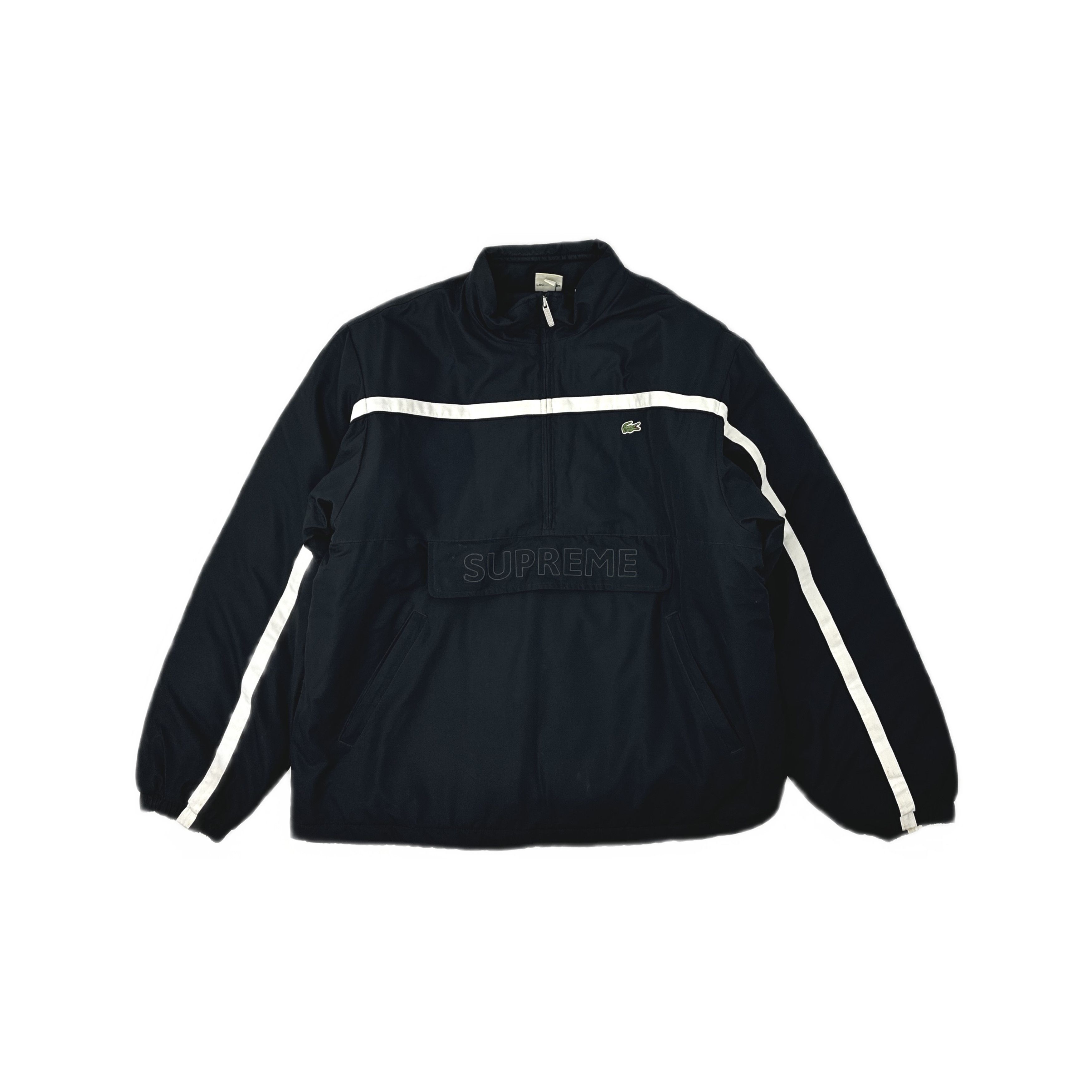 Supreme Supreme Track Half Zip Pullover Black Stars FW18 | Grailed