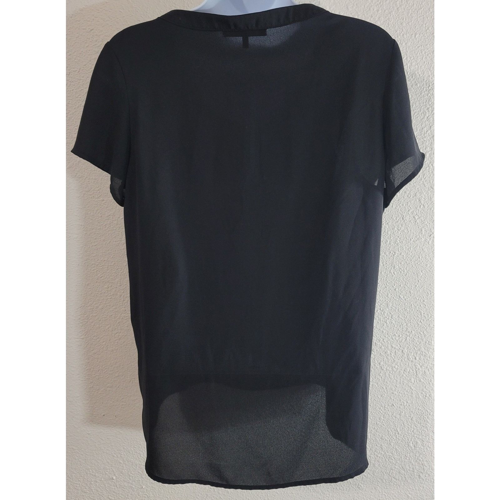Other Ro & De Anthropologie Black Hi Low Hem Top Small Size S / US 4 / IT 40 - 2 Thumbnail