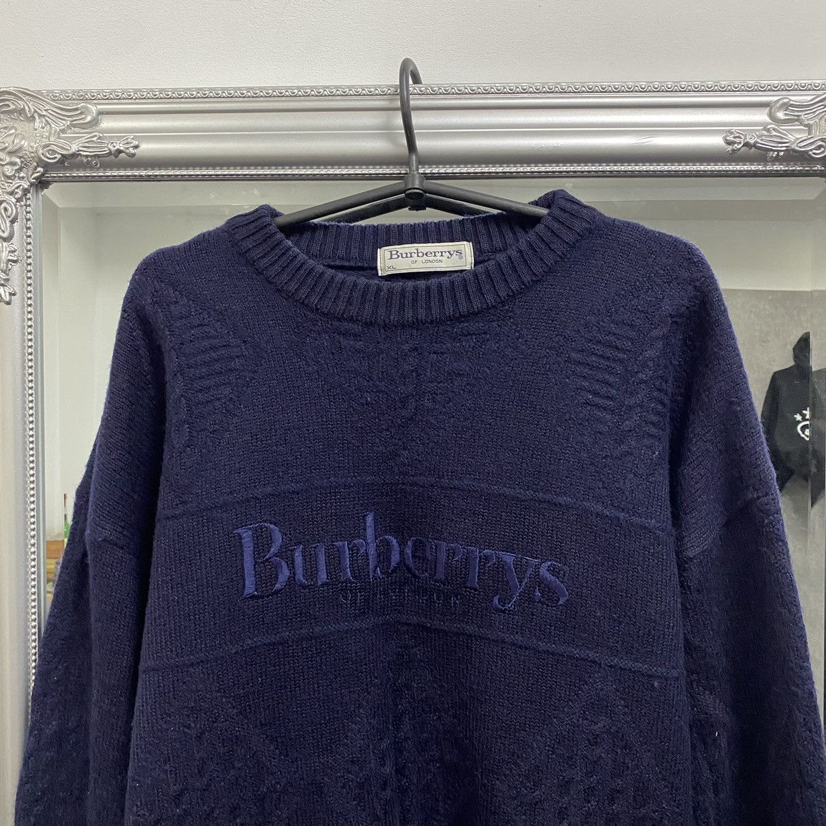 Burberry Vintage Burberry sweater jumper 90s Size US XL / EU 56 / 4 - 2 Thumbnail