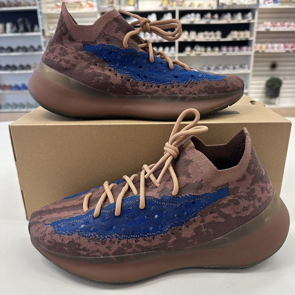 Adidas Size 11.5 - Adidas Yeezy Boost 380 Men's Azure Reflective Size US 11.5 / EU 44-45 - 1 Thumbnail