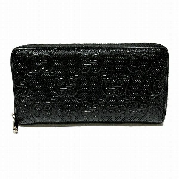 Gucci Gucci Gucci GG Embossed Leather Long Wallet Leather Long Wallet 625558 Size ONE SIZE - 1 Thumbnail