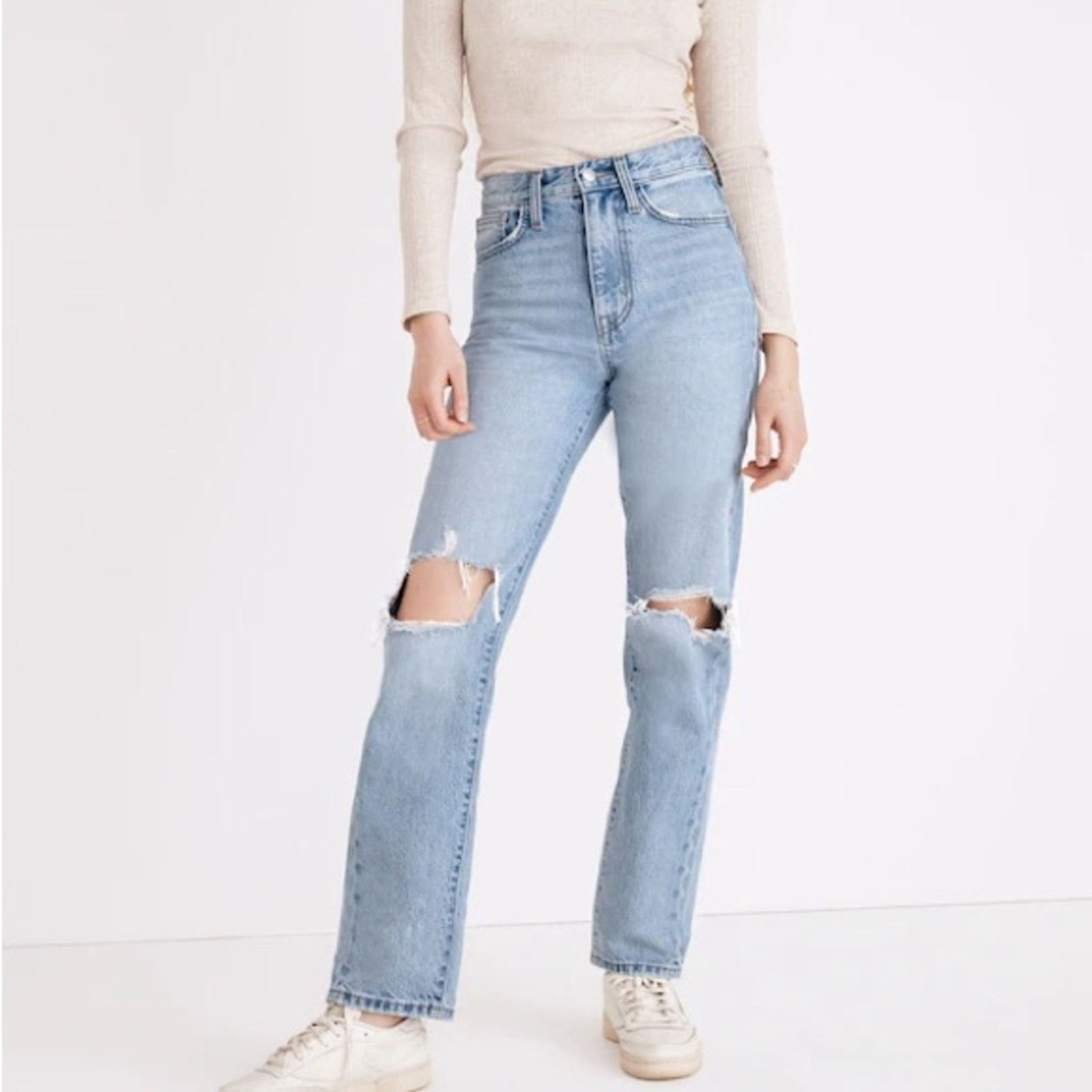 Madewell Madewell The Perfect Vintage Straight Denim Jeans Women’s 25 Size 25" / US 0 / IT 36 - 1 Thumbnail