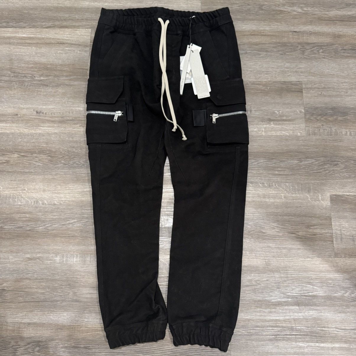 Rick Owens Rick Owens Mastodon Cargo Drawstring Pants in Black Size US 40 / EU 56 - 1 Thumbnail