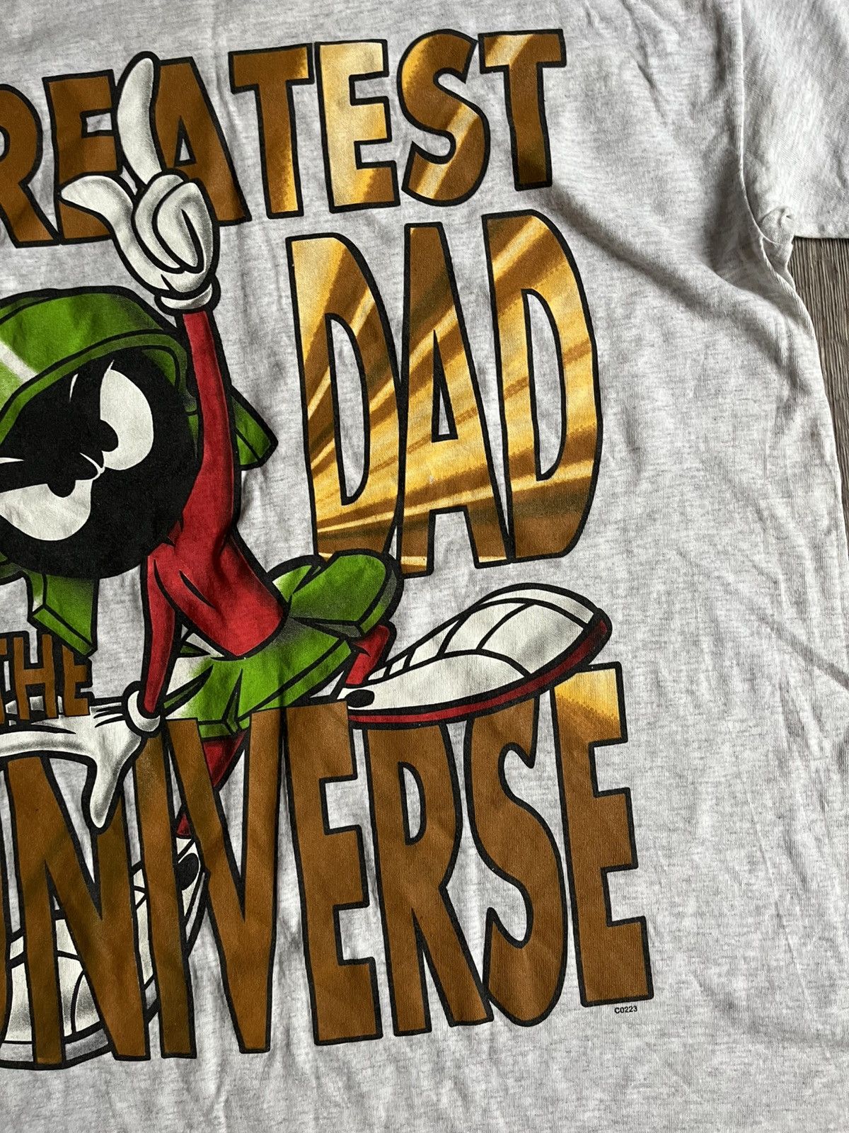 Vintage × Warner Bros Vintage 90s Looney Tunes 'Greatest Dad In The Universe' Size US L / EU 52-54 / 3 - 4 Thumbnail
