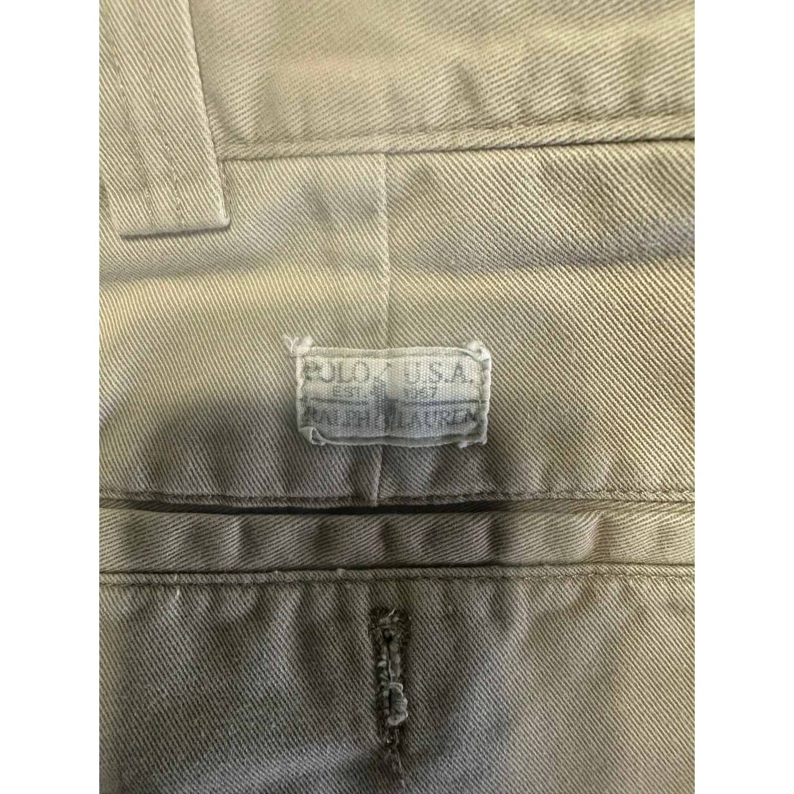 Polo Ralph Lauren Polo By Ralph Lauren Khaki Pants 38x30 Size US 38 / EU 54 - 3 Thumbnail