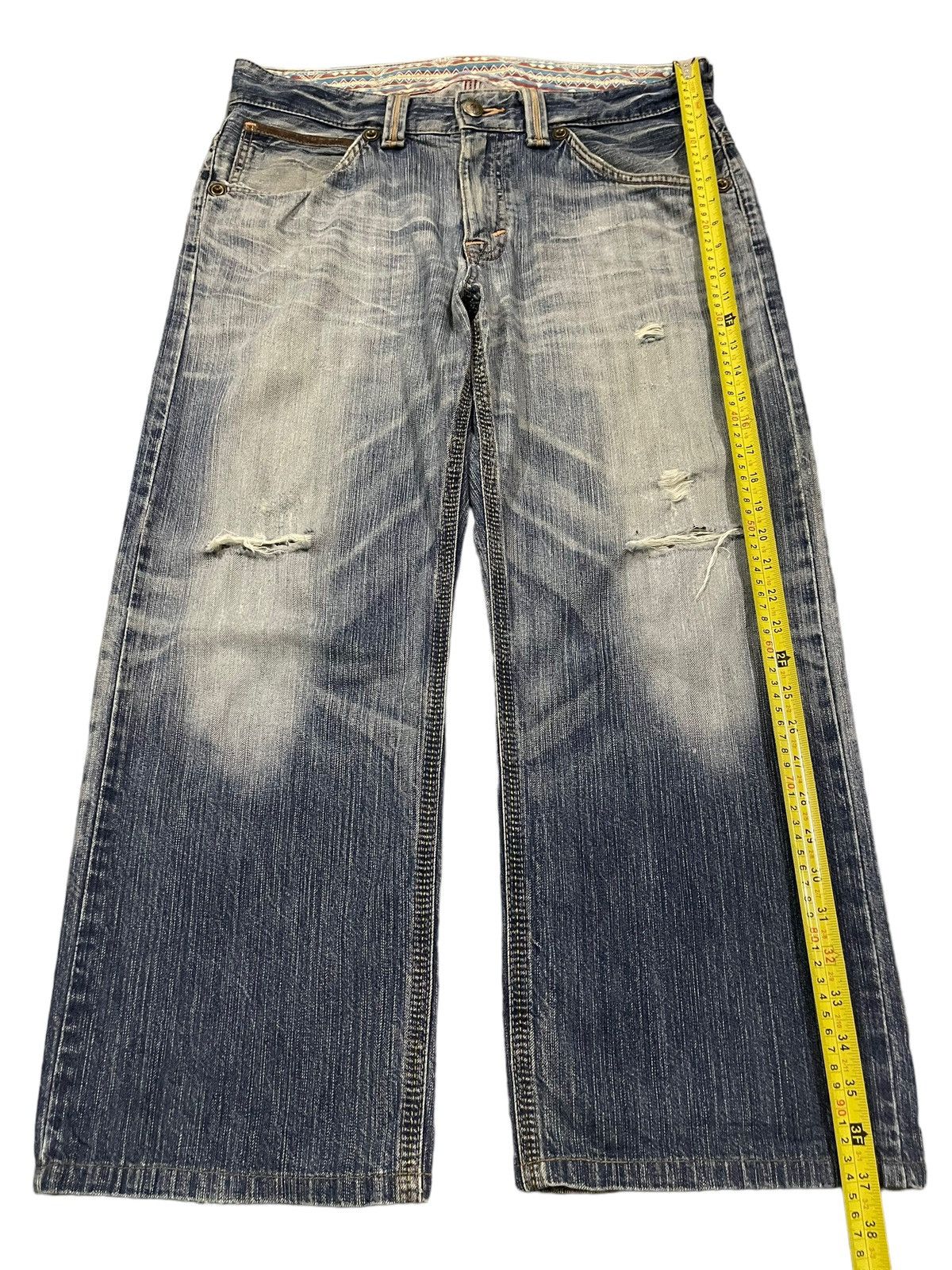 Edwin Edwin Exclusive Vintage Blue Wash Style Baggy Jeans Size US 35 - 11 Thumbnail
