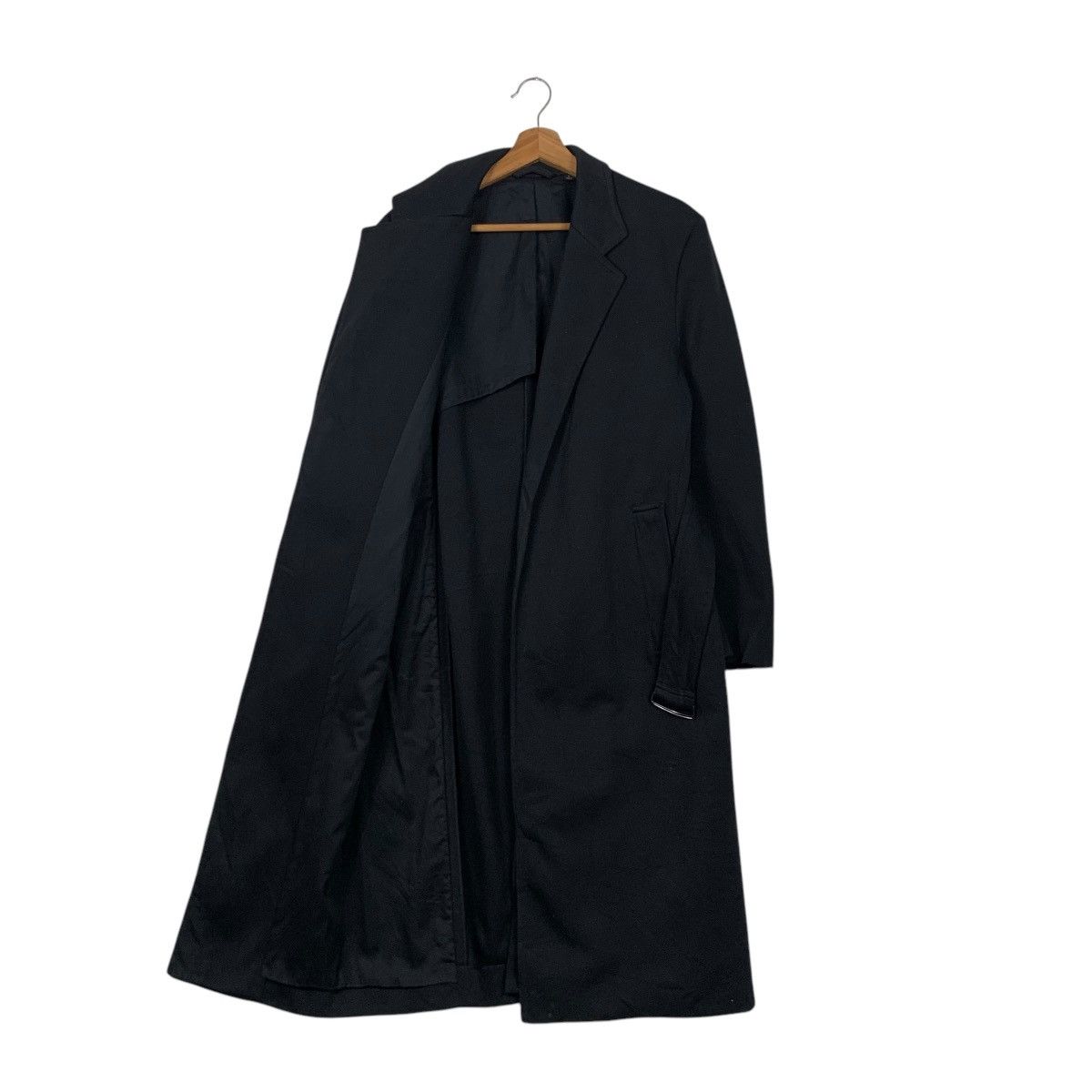 Lemaire × Uniqlo Lemaire Buttonless Belted Long Coat Jacket #2058-C89 Size US L / EU 52-54 / 3 - 8 Thumbnail