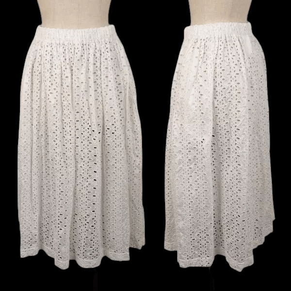 Vintage COMME DES GARCONS Robe de Chambre Lace Skirt